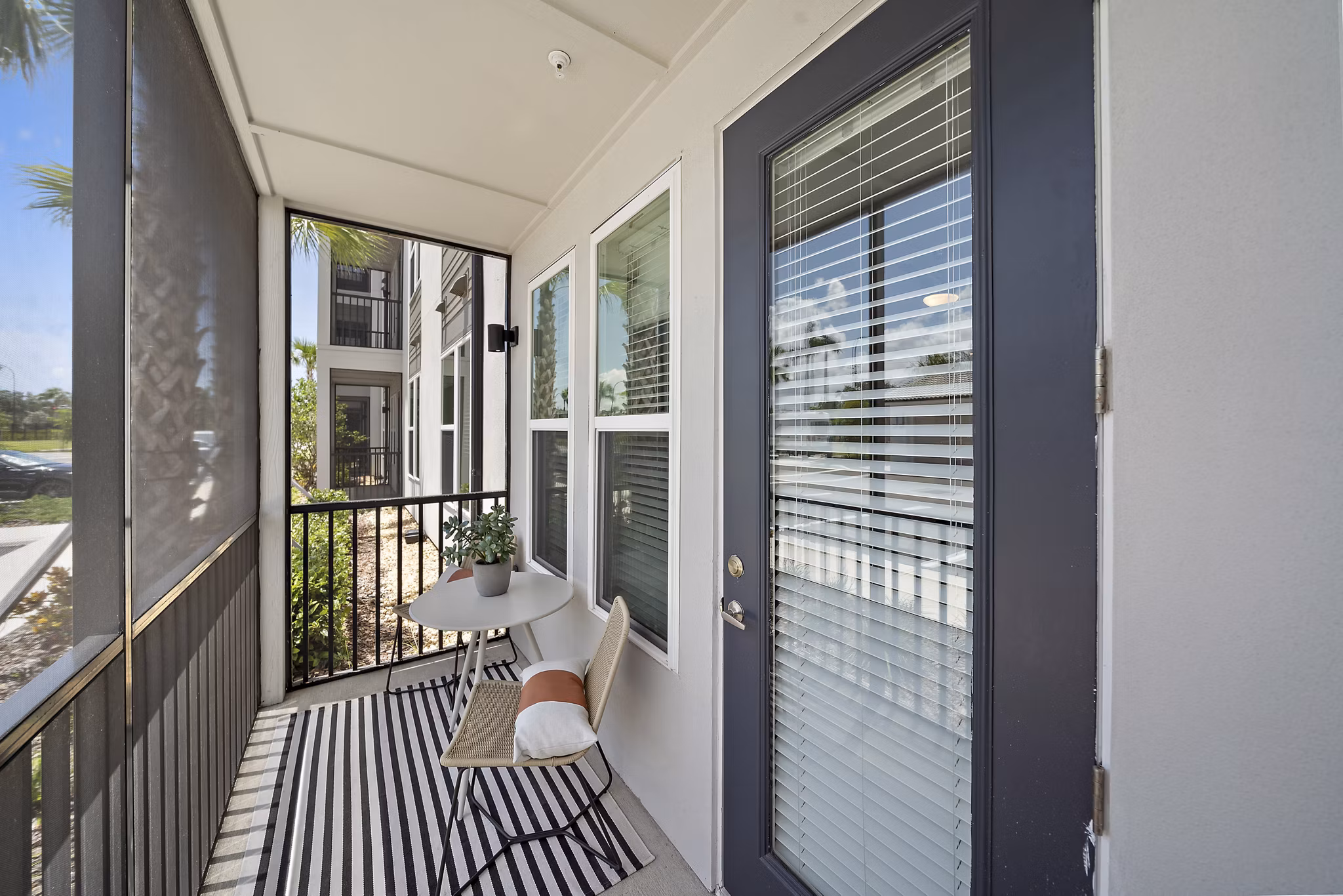 patio at Mira at Palmer Ranch Apartments 