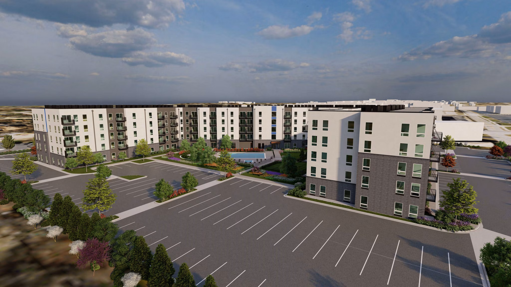 exterior at Irvington Place Apartments 