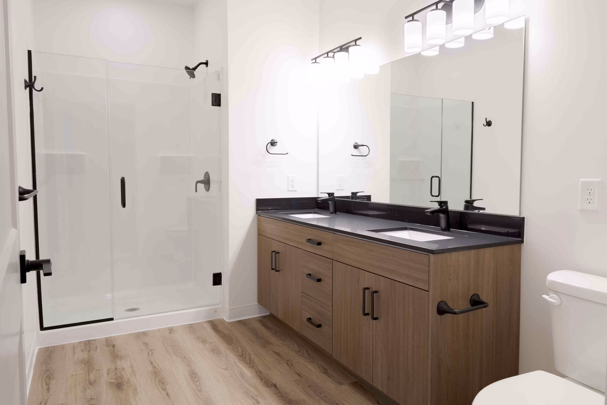 bathroom at Irvington Place Apartments