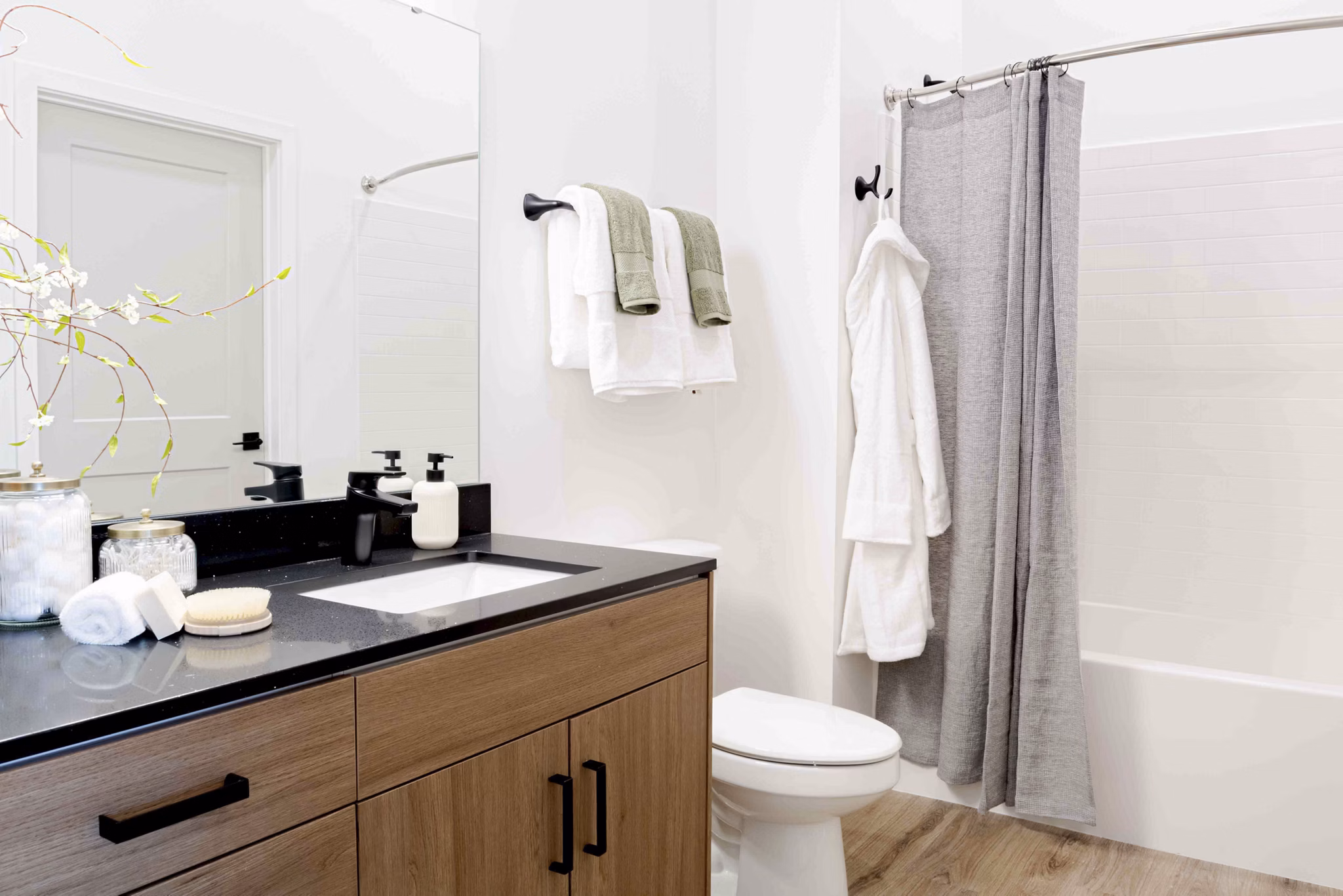 bathroom at Irvington Place Apartments