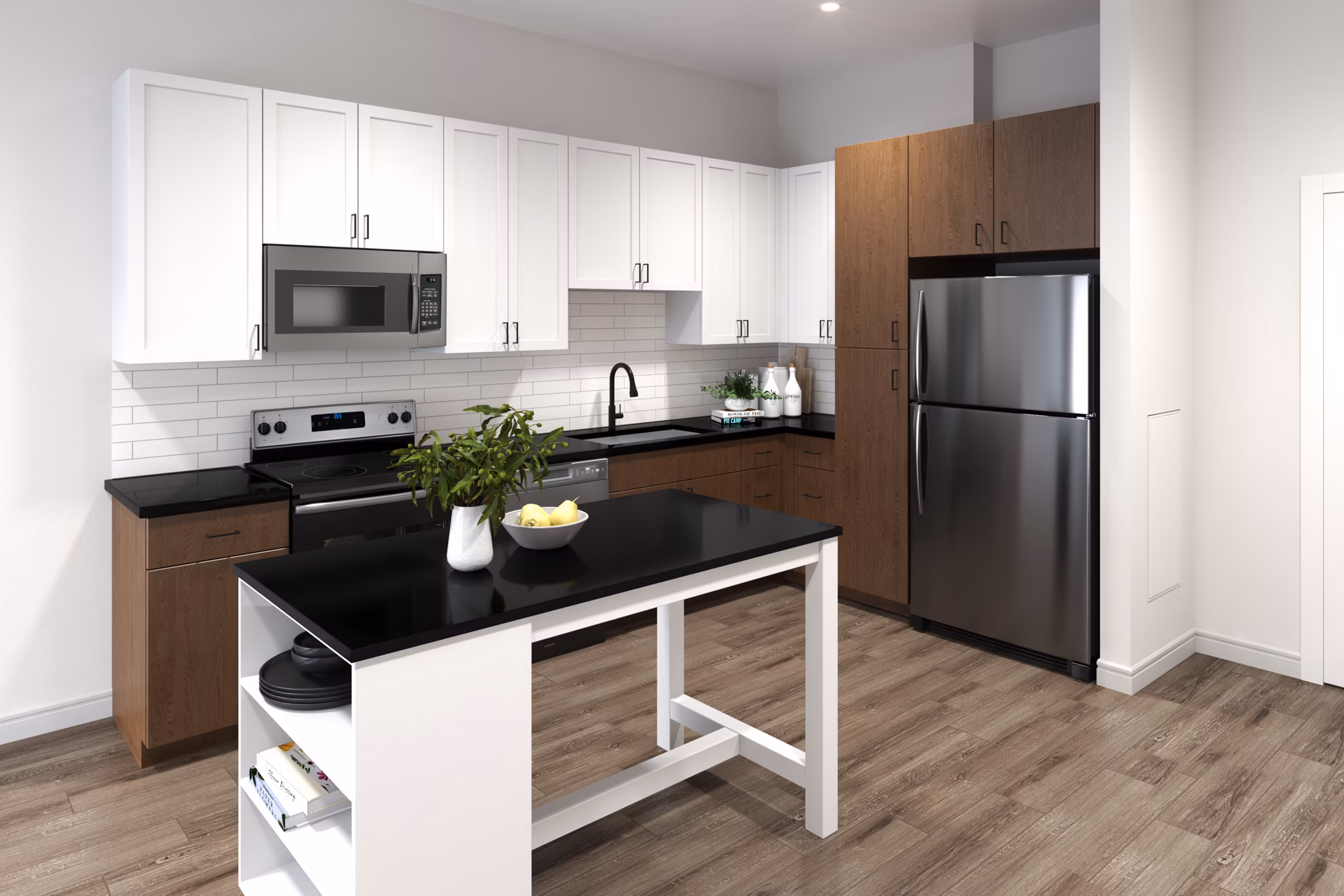 kitchen at Irvington Place Apartments 