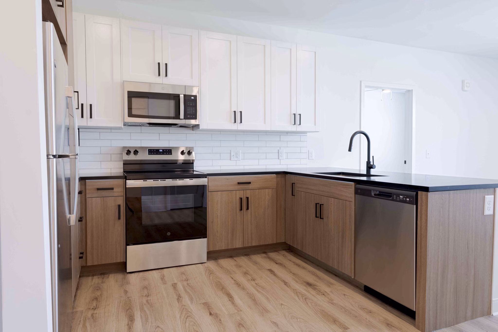 kitchen at Irvington Place Apartments