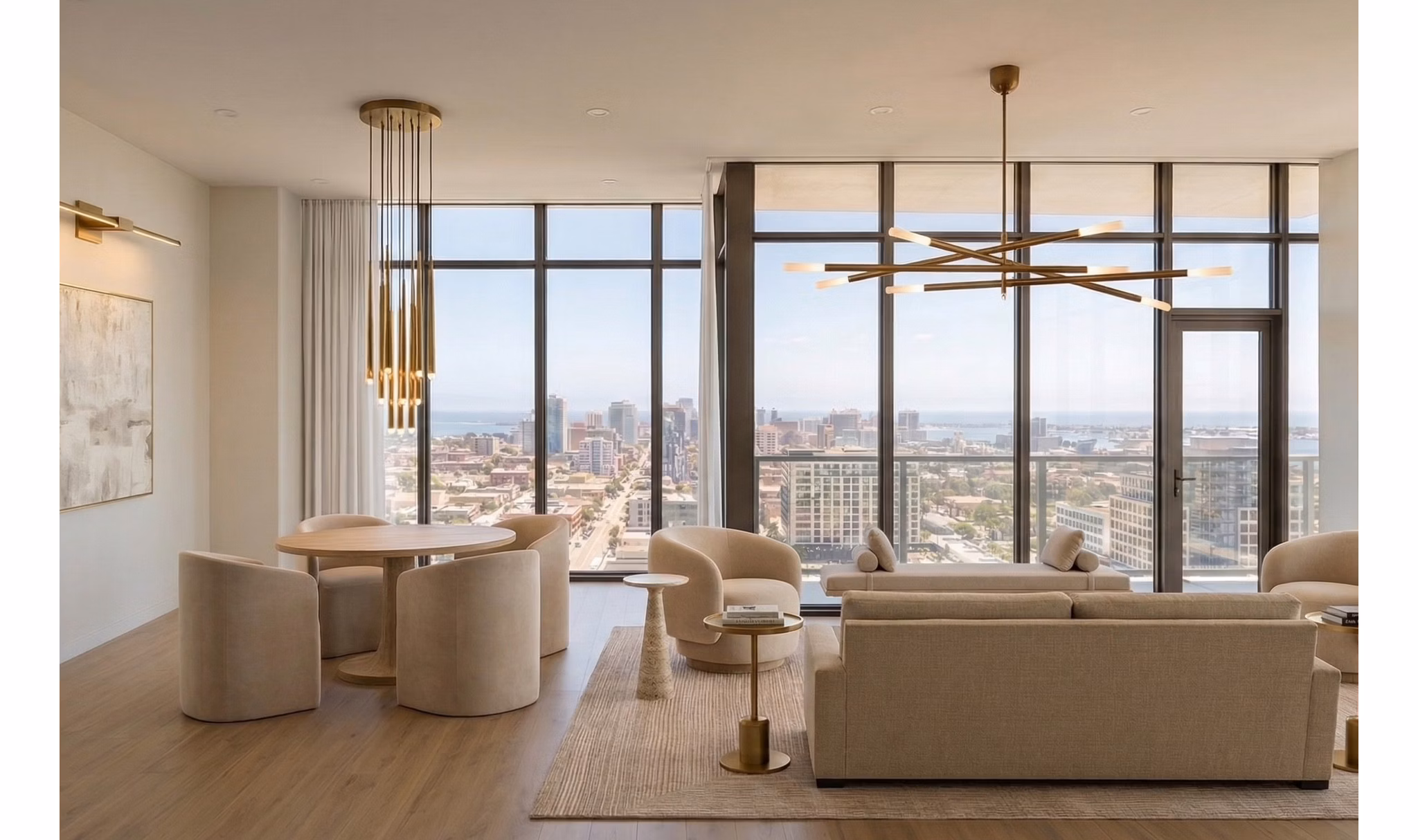 living room at Park Summit Apartments