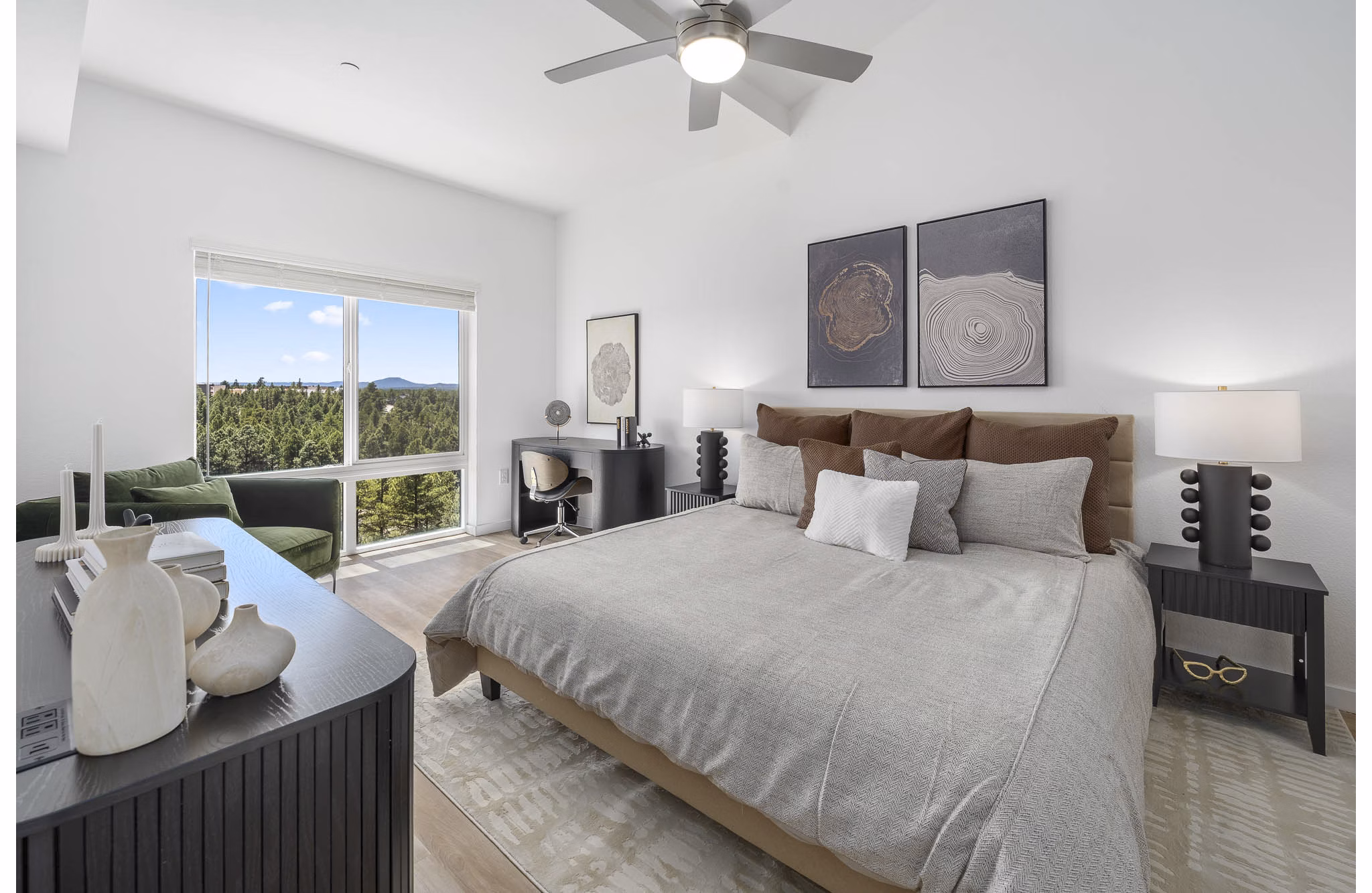 Bedroom at The Elkwood Apartments