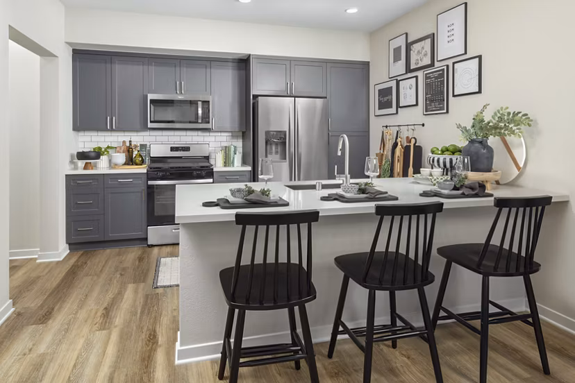 kitchen at Aviara at Mountain House Apartments