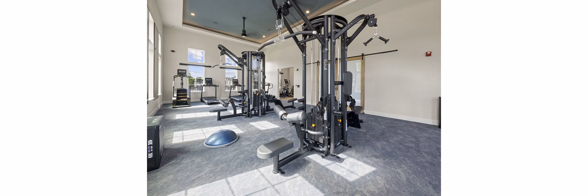 fitness center at Solis North Creek Apartments