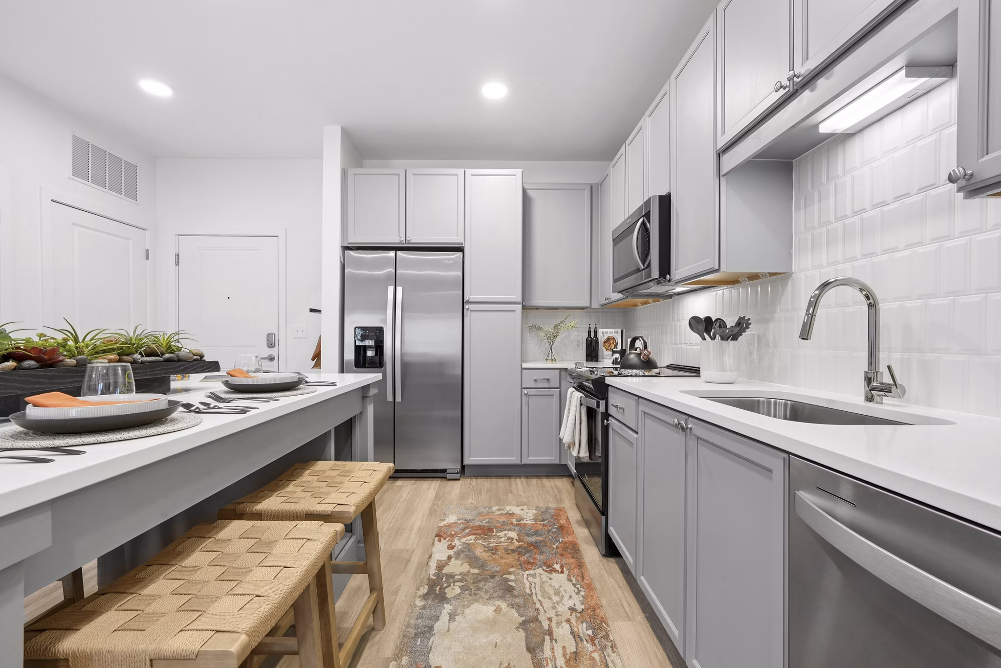 kitchen at Solis North Creek Apartments