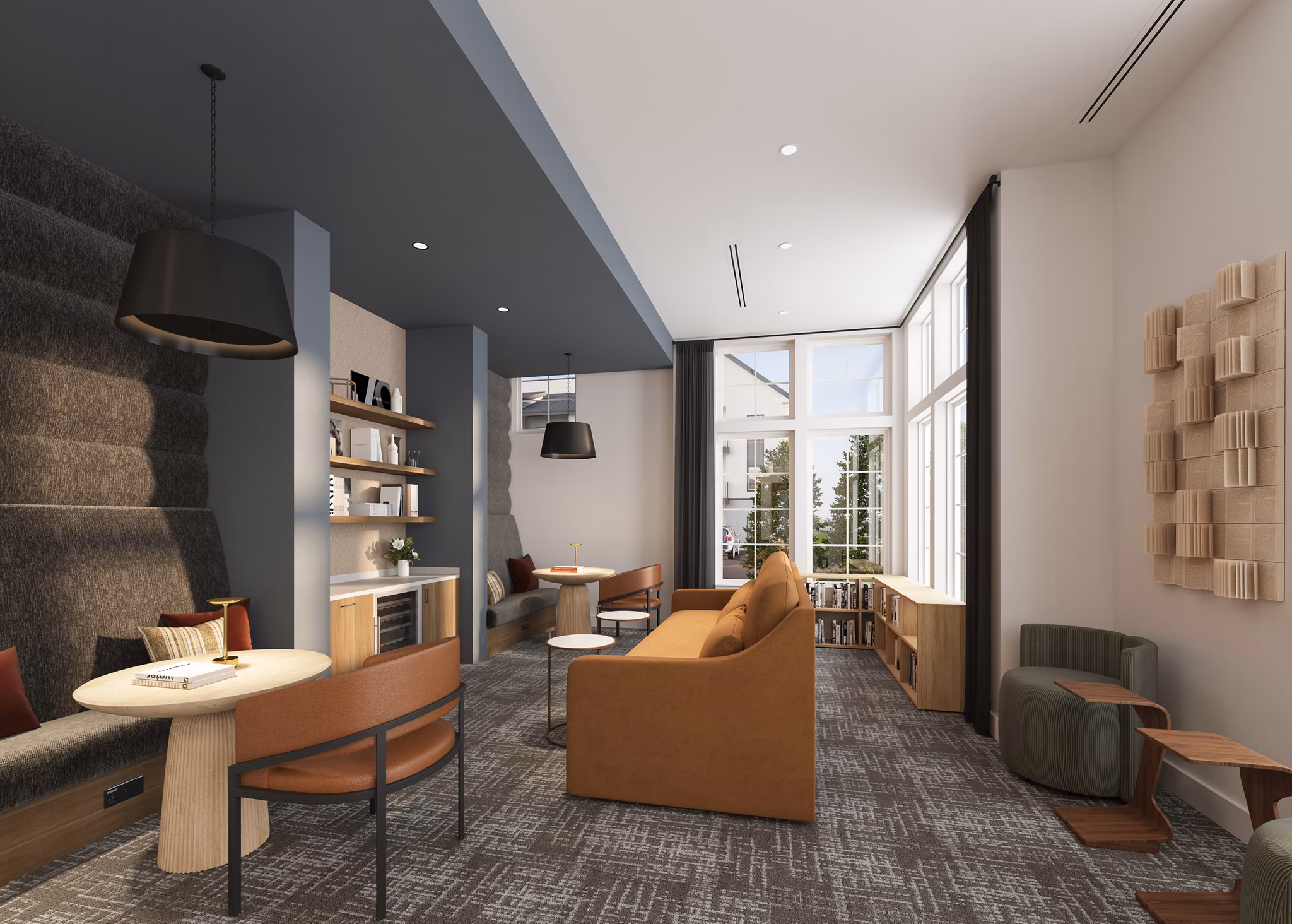 living room at Solis North Creek Apartments 