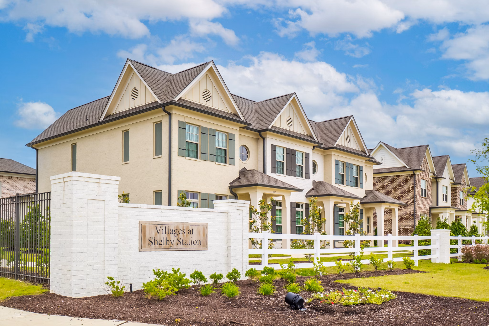 exterior at The Villages at Shelby Station Apartments