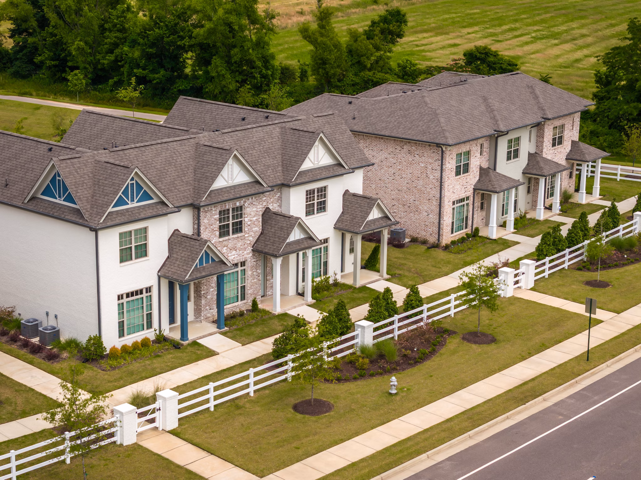 exterior at The Villages at Shelby Station Apartments