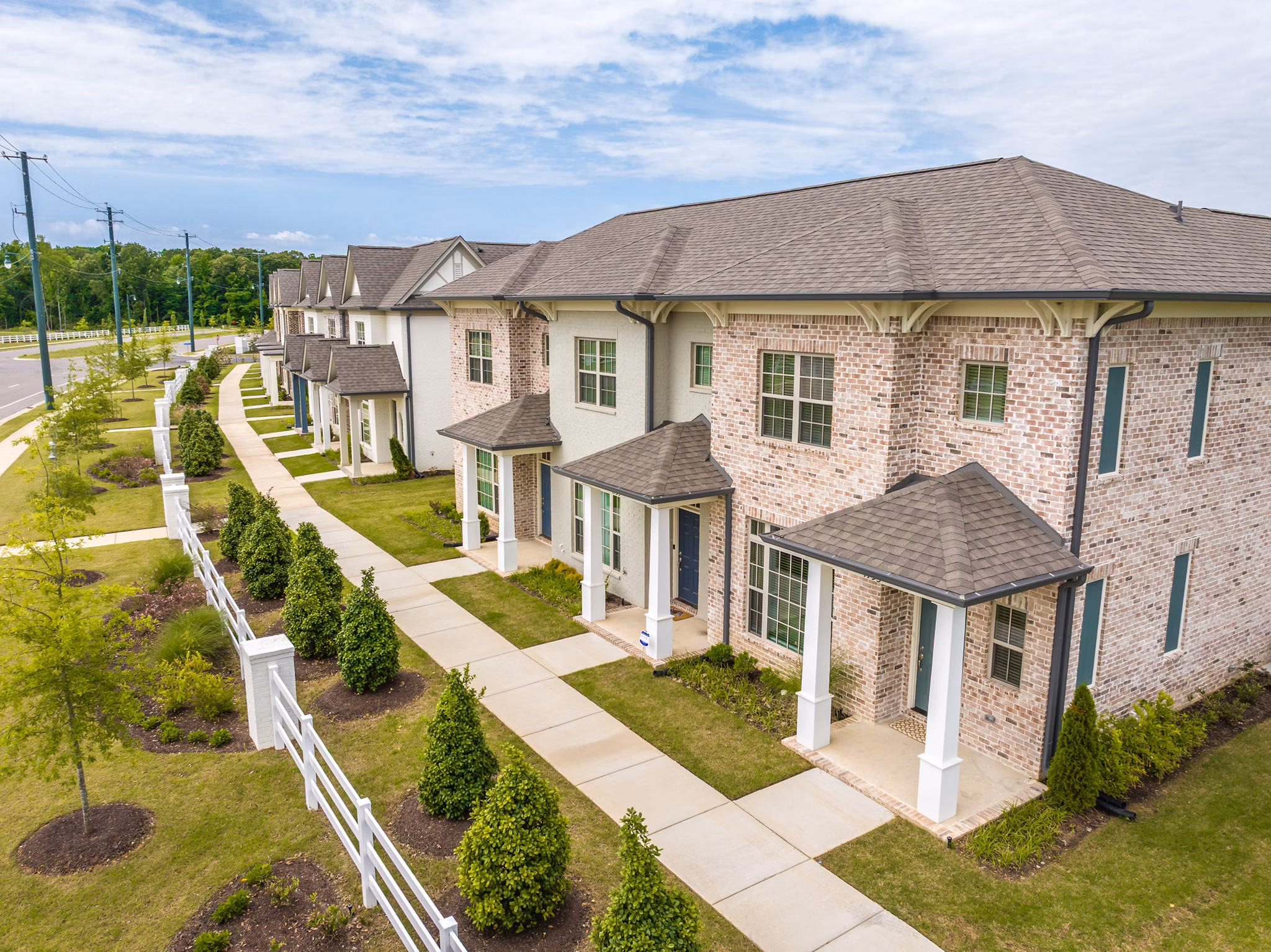 exterior at The Villages at Shelby Station Apartments