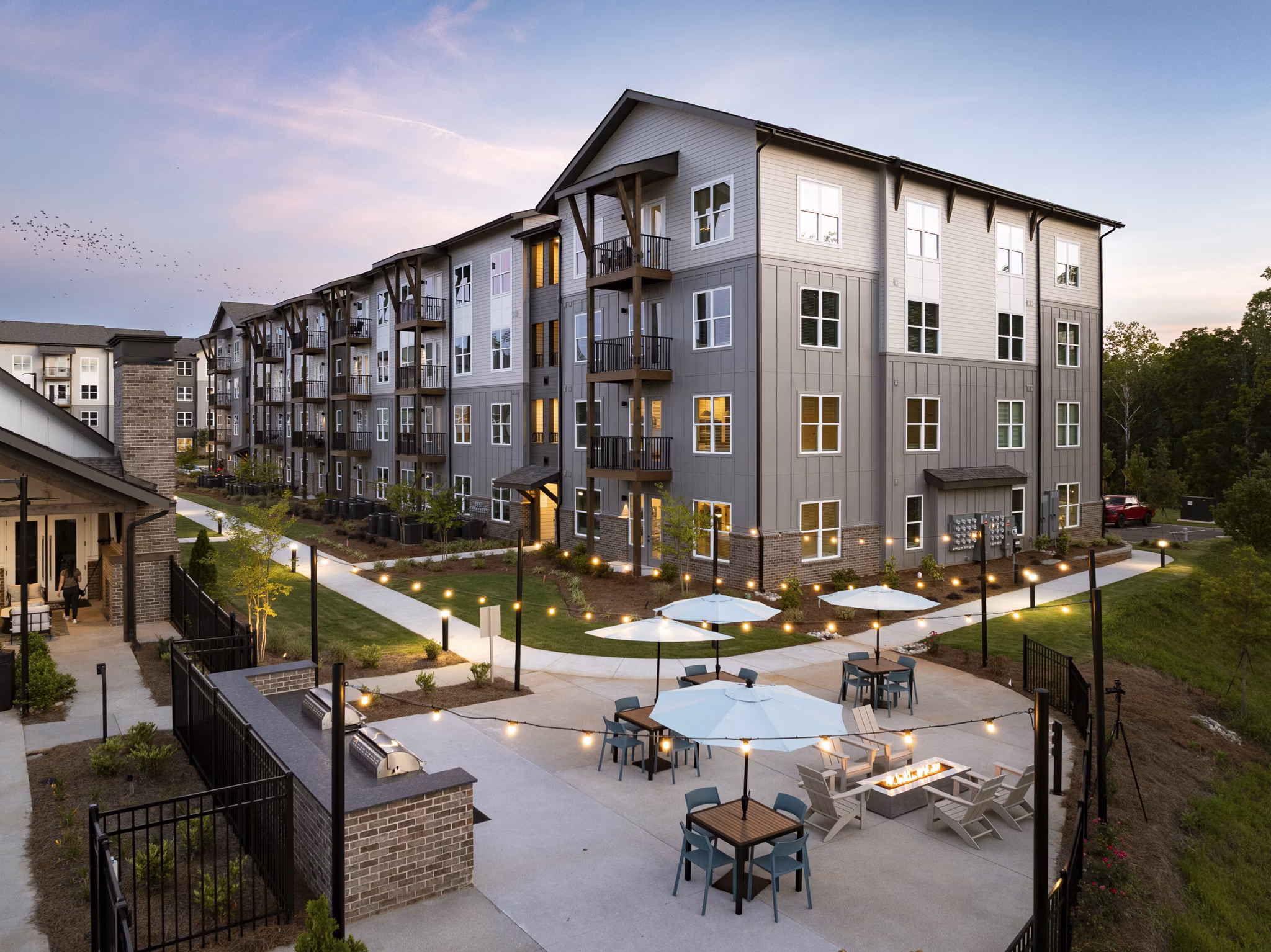 grill area at Render Douglasville Apartments 