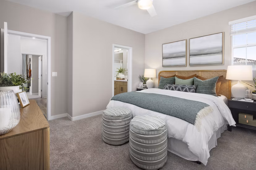 bedroom at Vida at Mountain House Apartments
