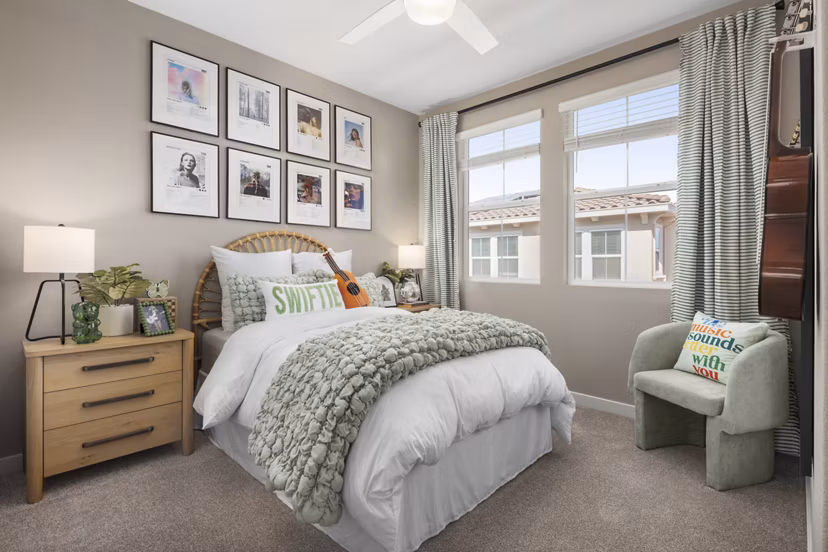 bedroom at Vida at Mountain House Apartments