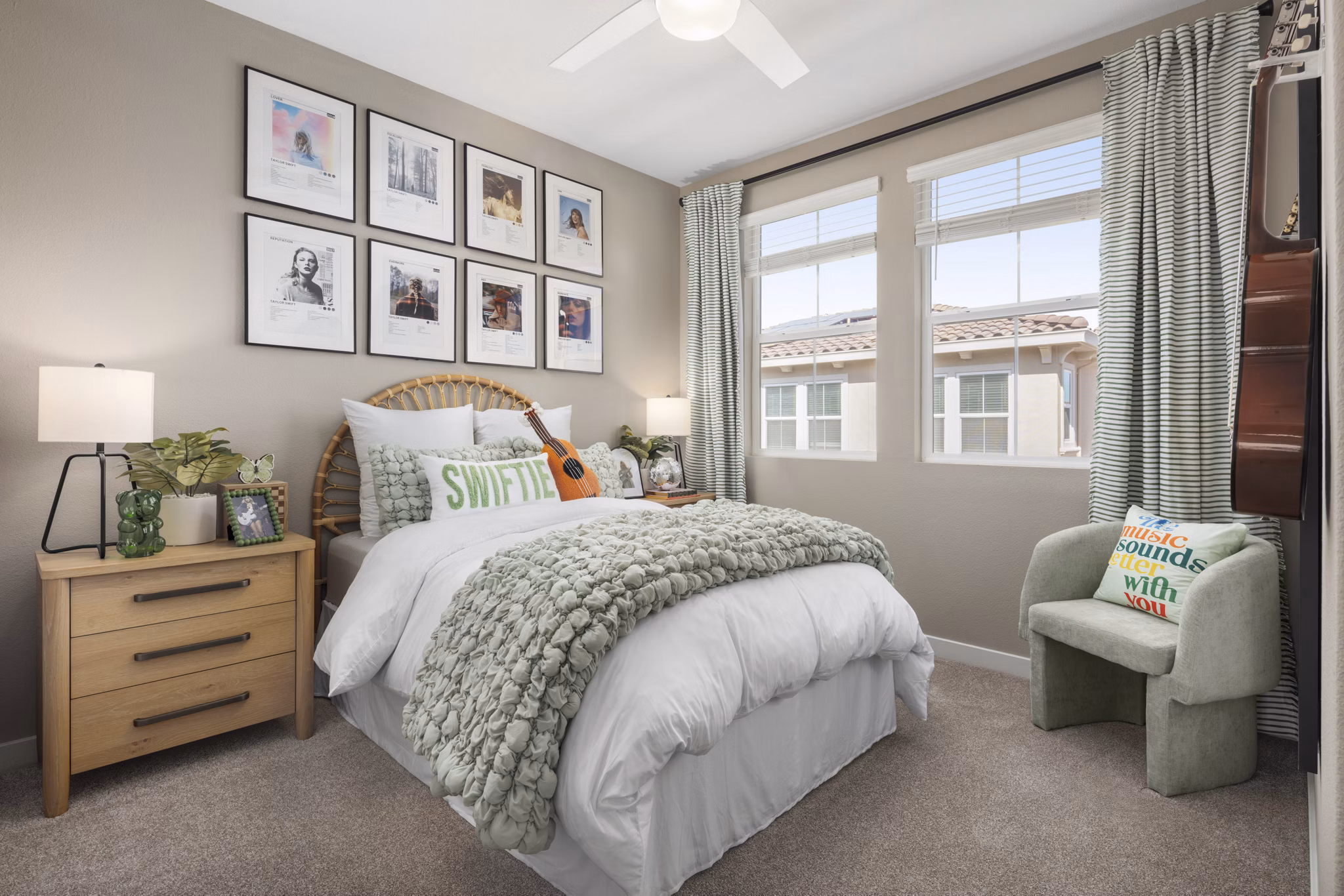 bedroom at Vida at Mountain House Apartments