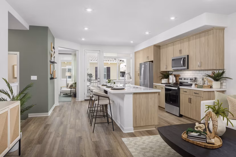 kitchen at Vida at Mountain House Apartments