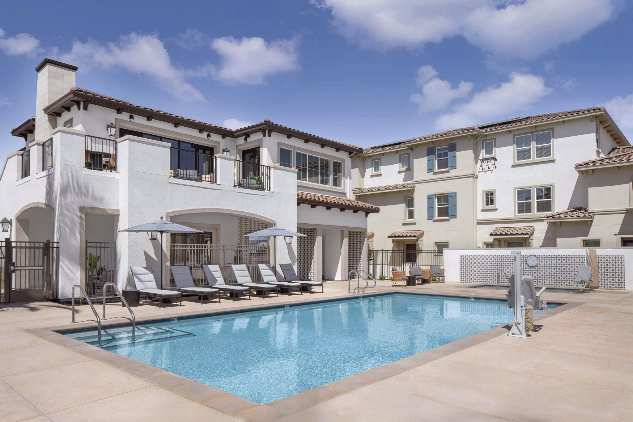 pool at Vida at Mountain House Apartments