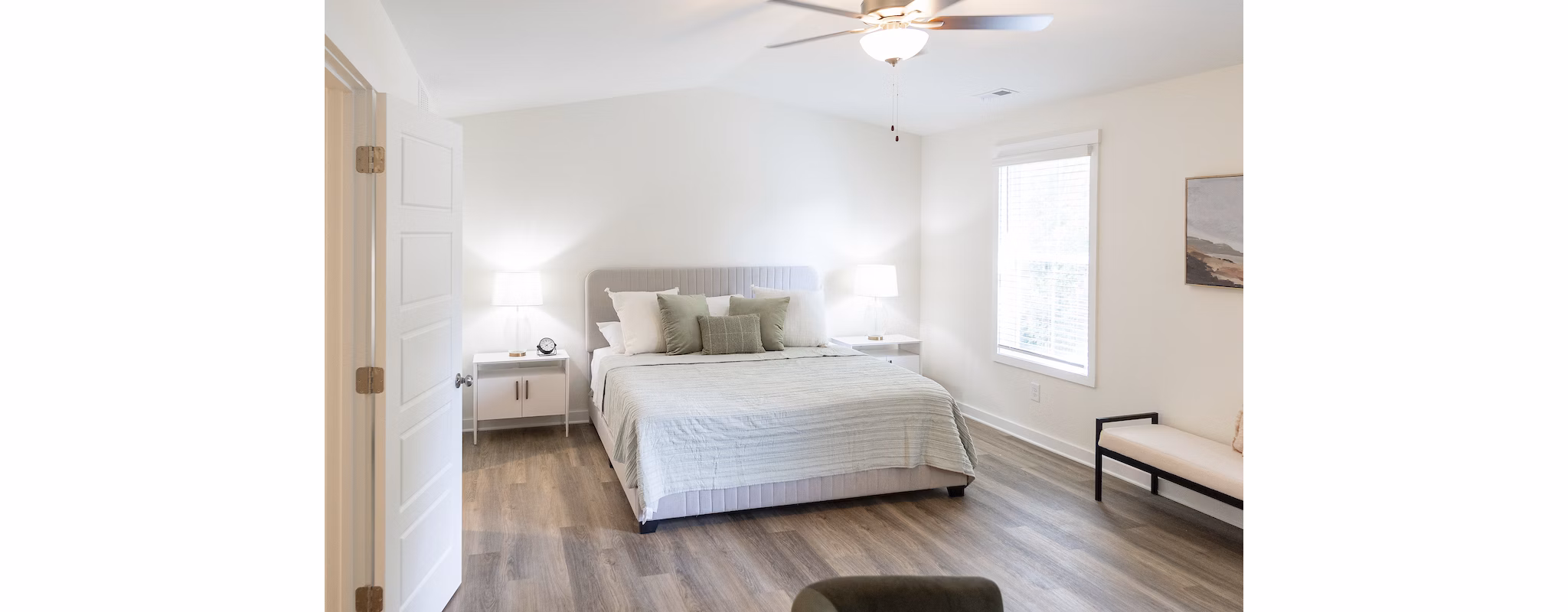 bedroom at Beckington Apartments