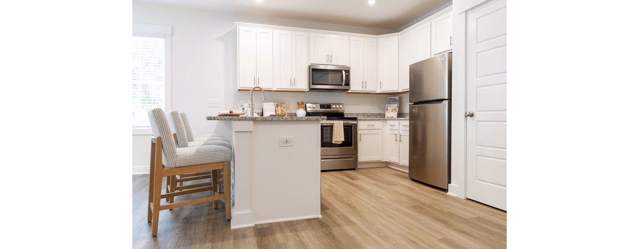 kitchen at Beckington Apartments