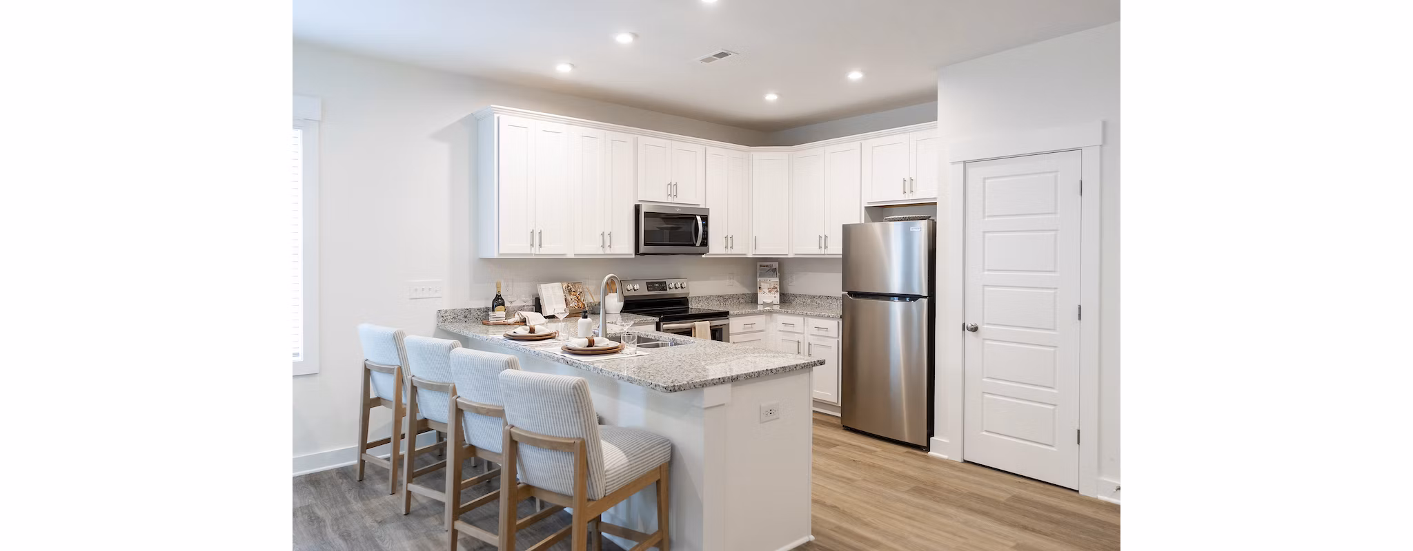 kitchen at Beckington Apartments