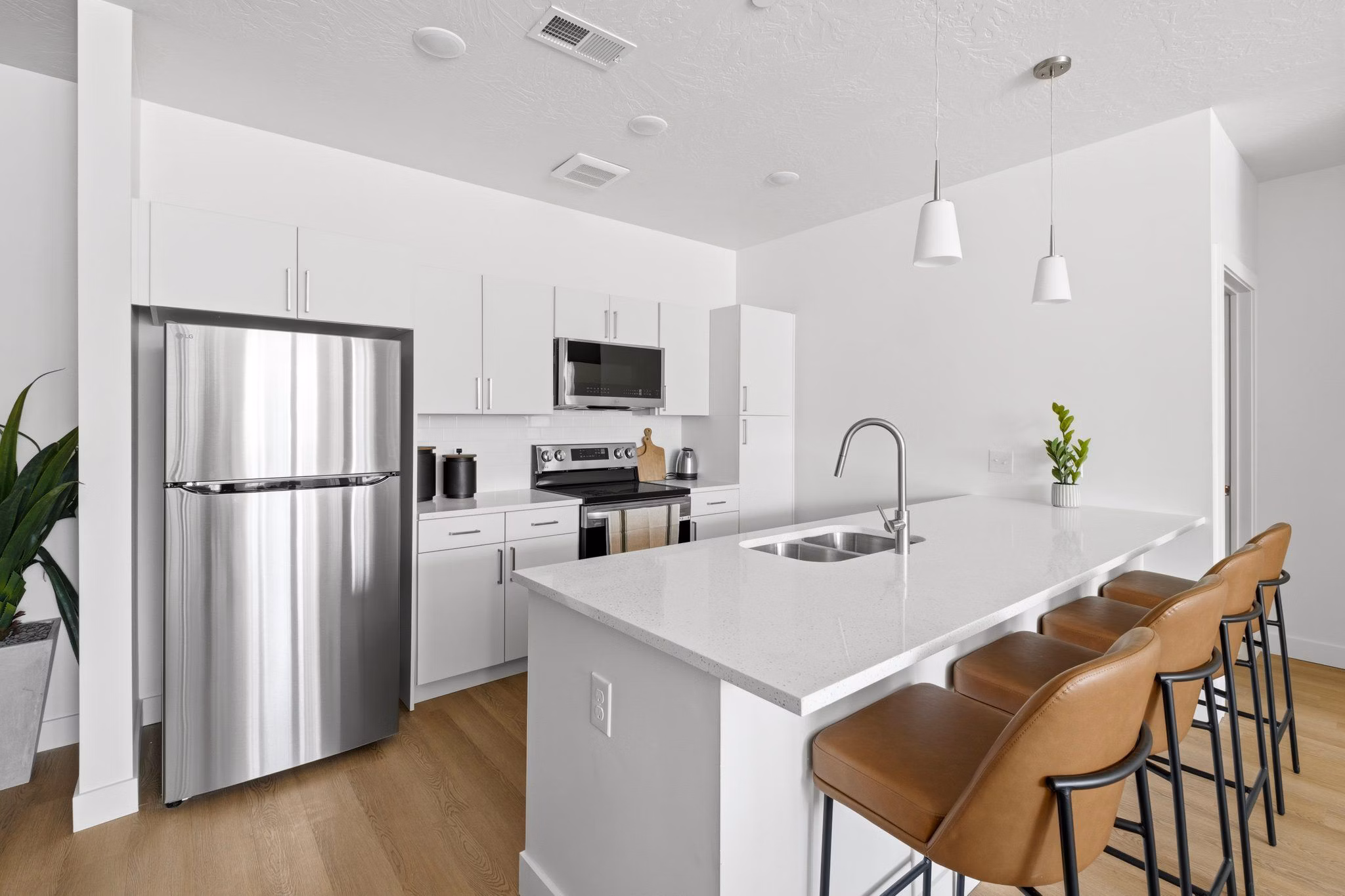 kitchen at The Henleya Apartments