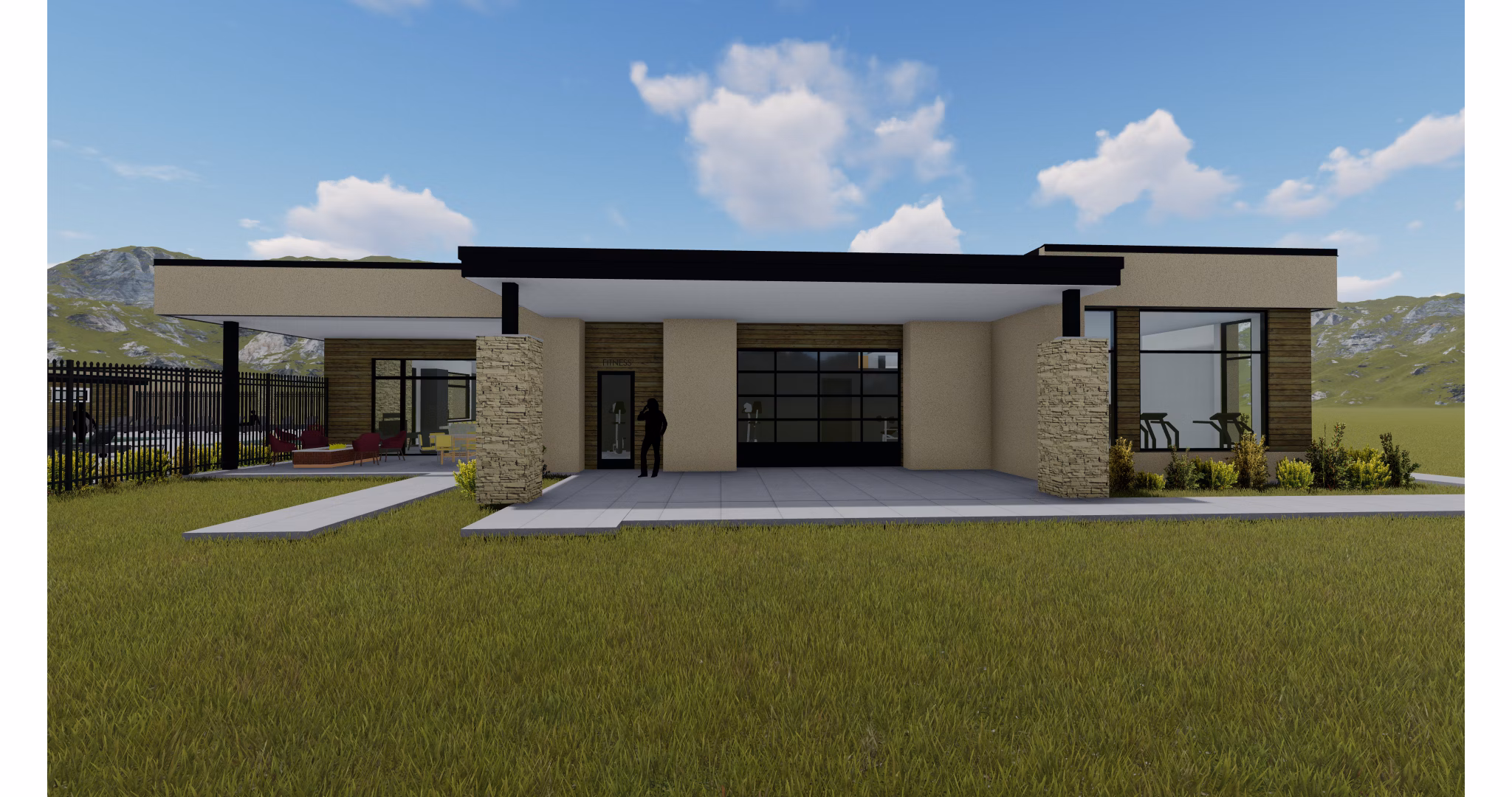 rendering at The Henley Apartments