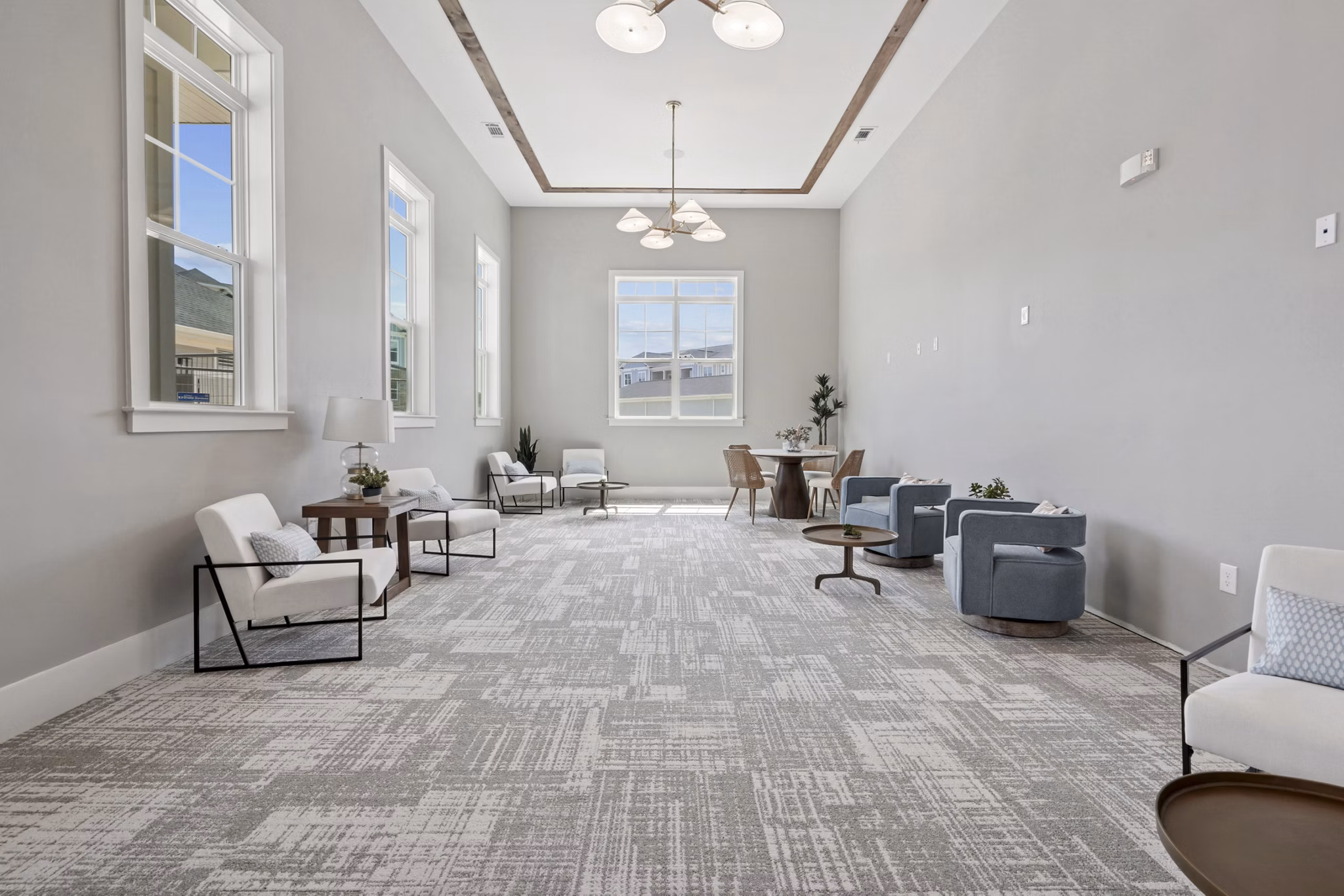 clubhouse at The One at Montgomery Apartments