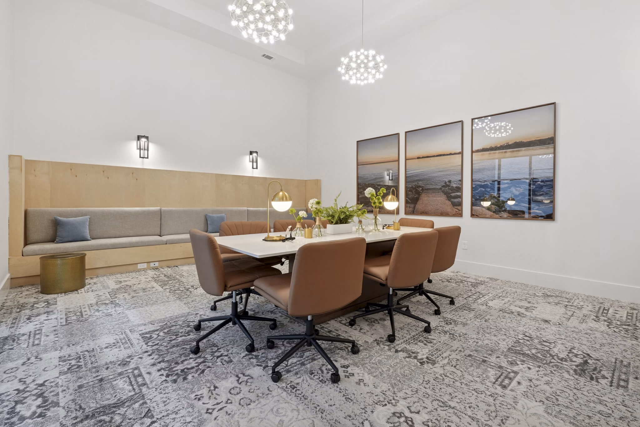 clubhouse at The One at Montgomery Apartments