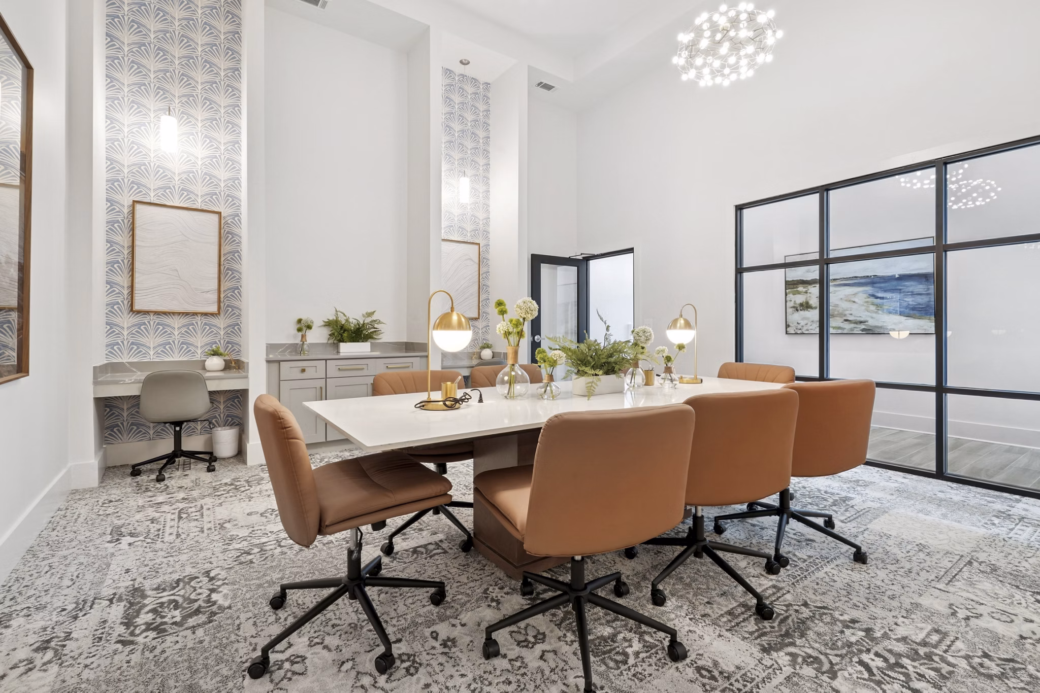 clubhouse at The One at Montgomery Apartments