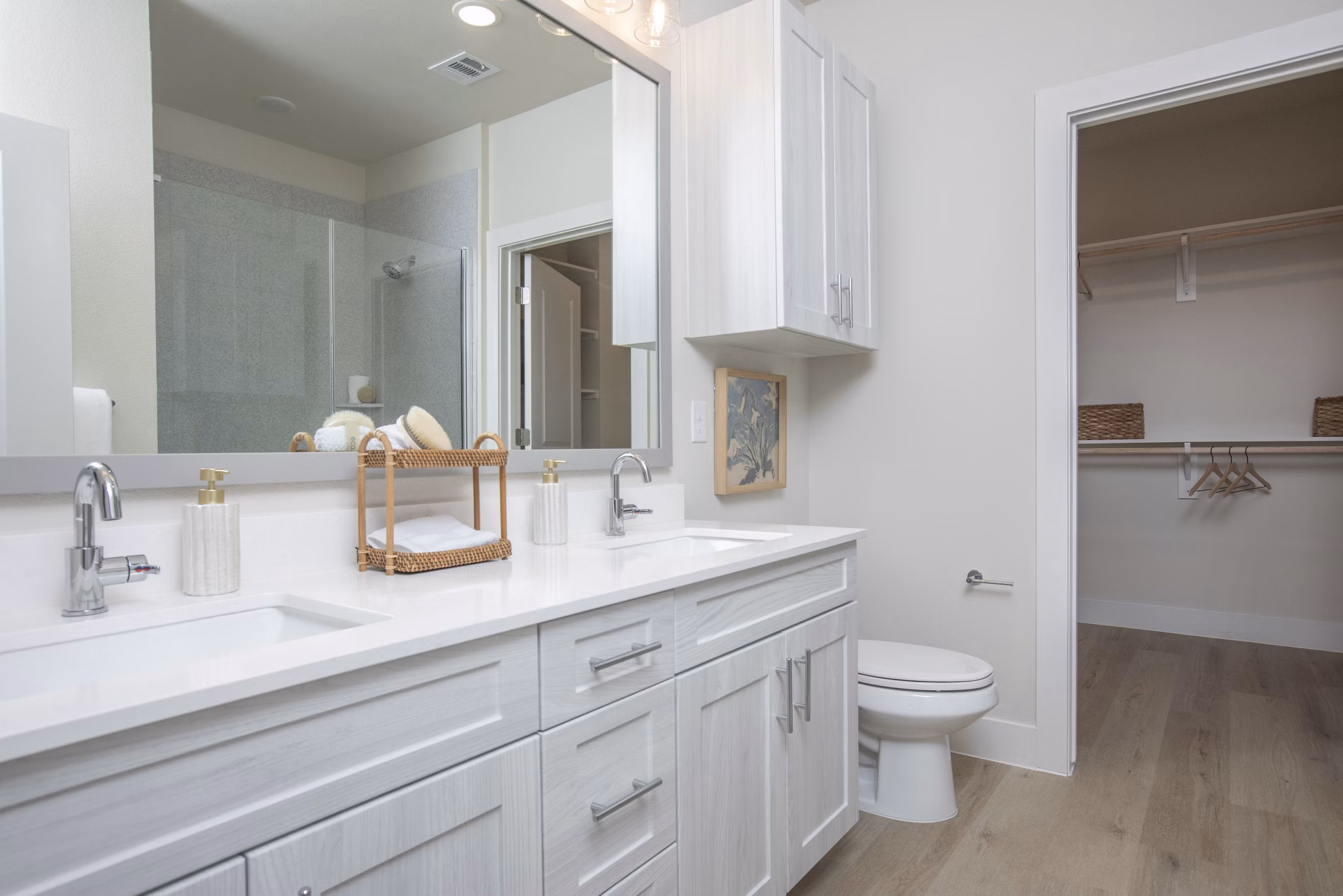 bathroom at Waterline Apartments