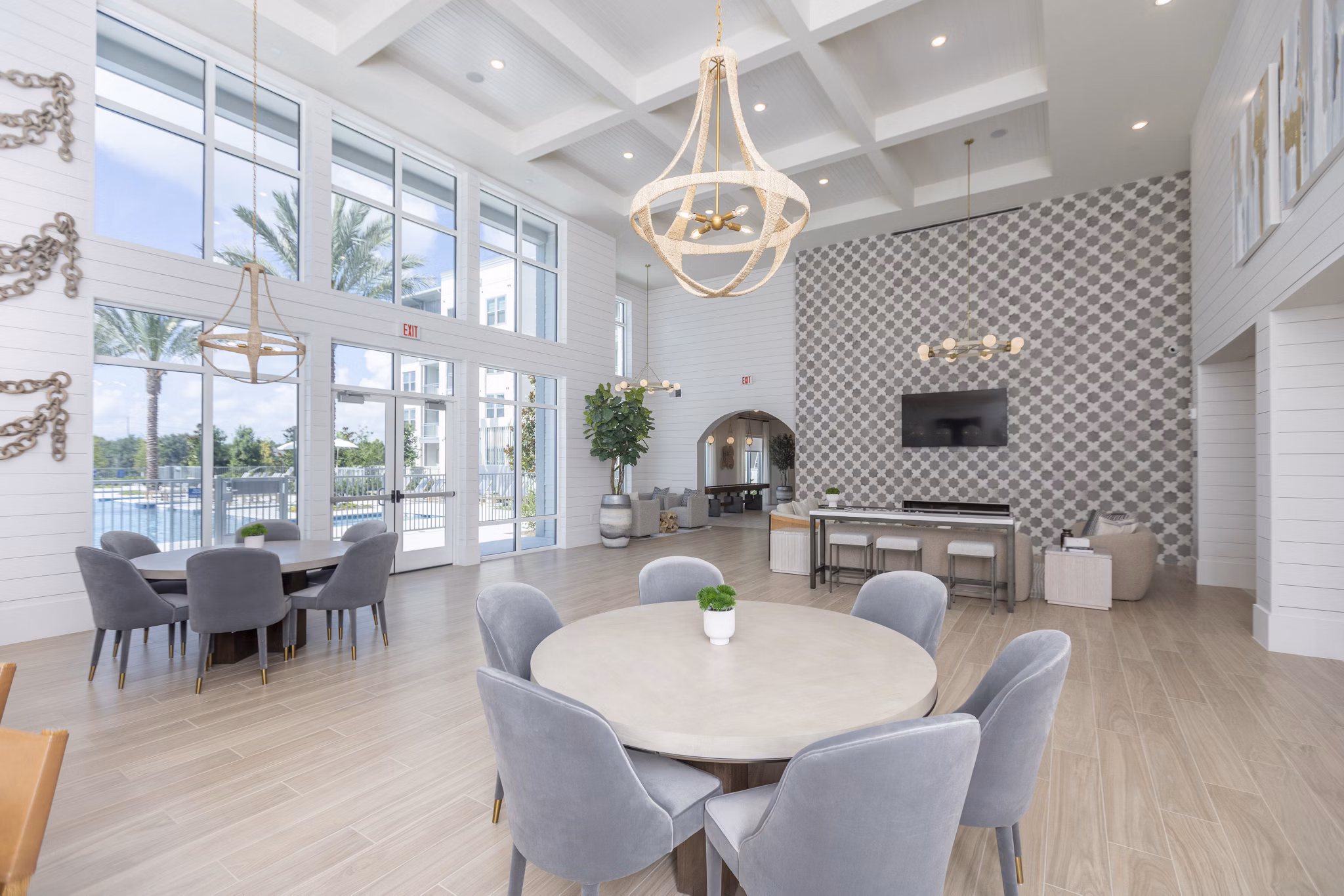 clubhouse at Waterline Apartments