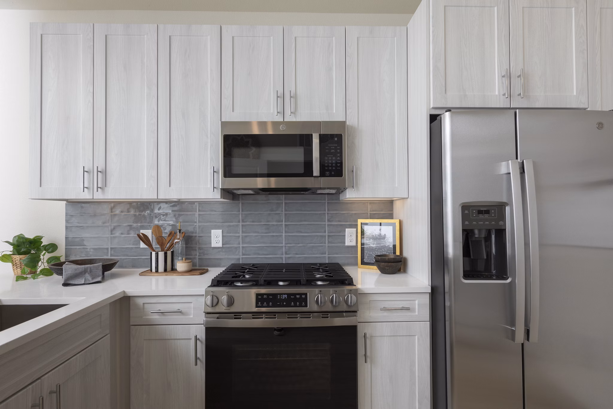 kitchen at Waterline Apartments