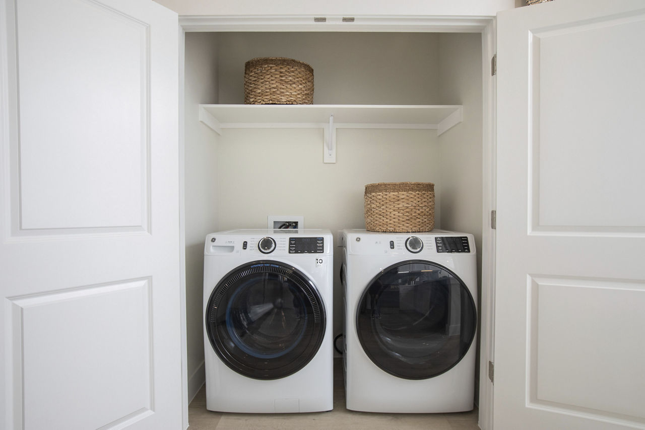 Laundry room at Waterline