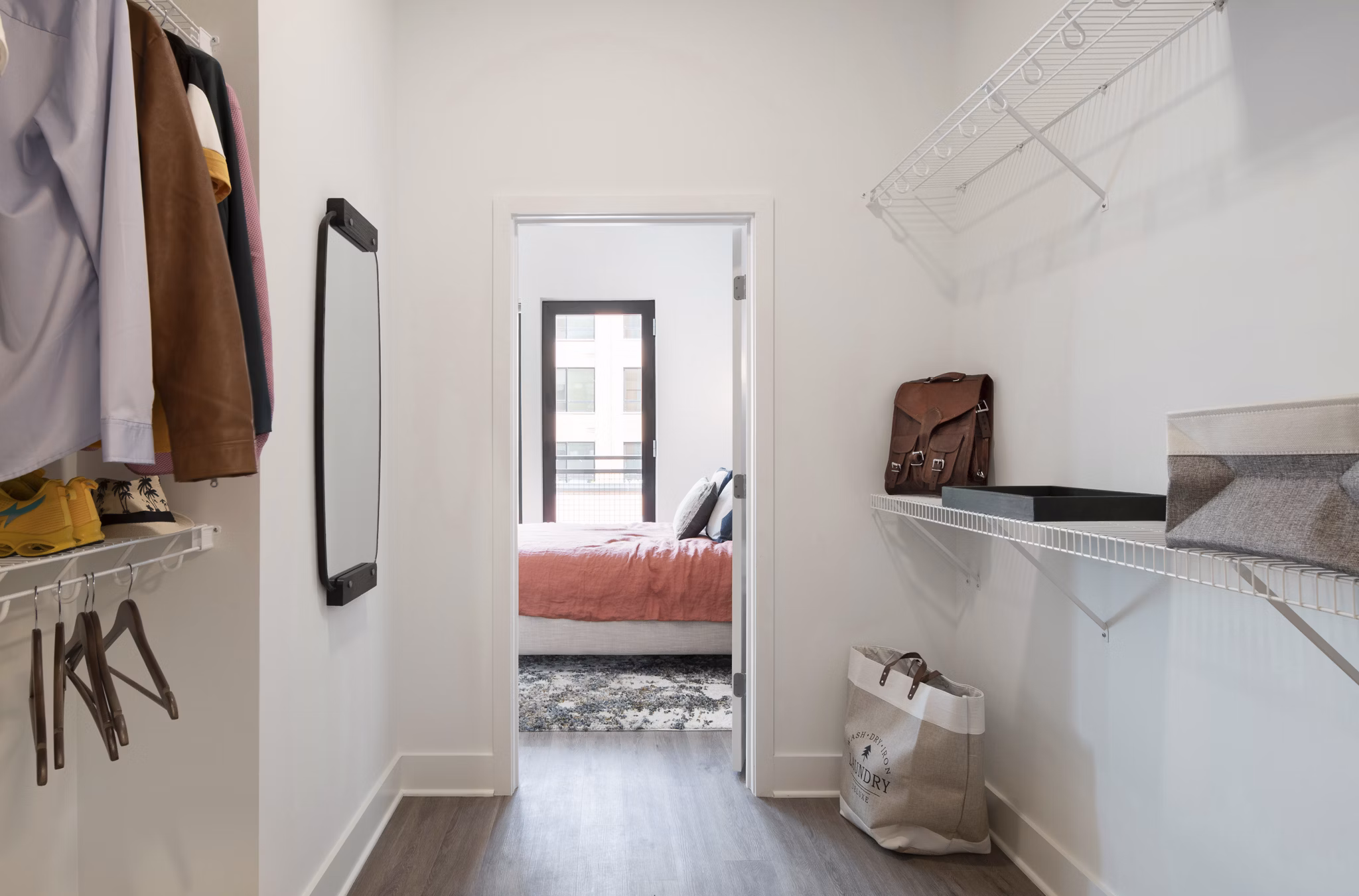 bedroom at The Hartley Apartments