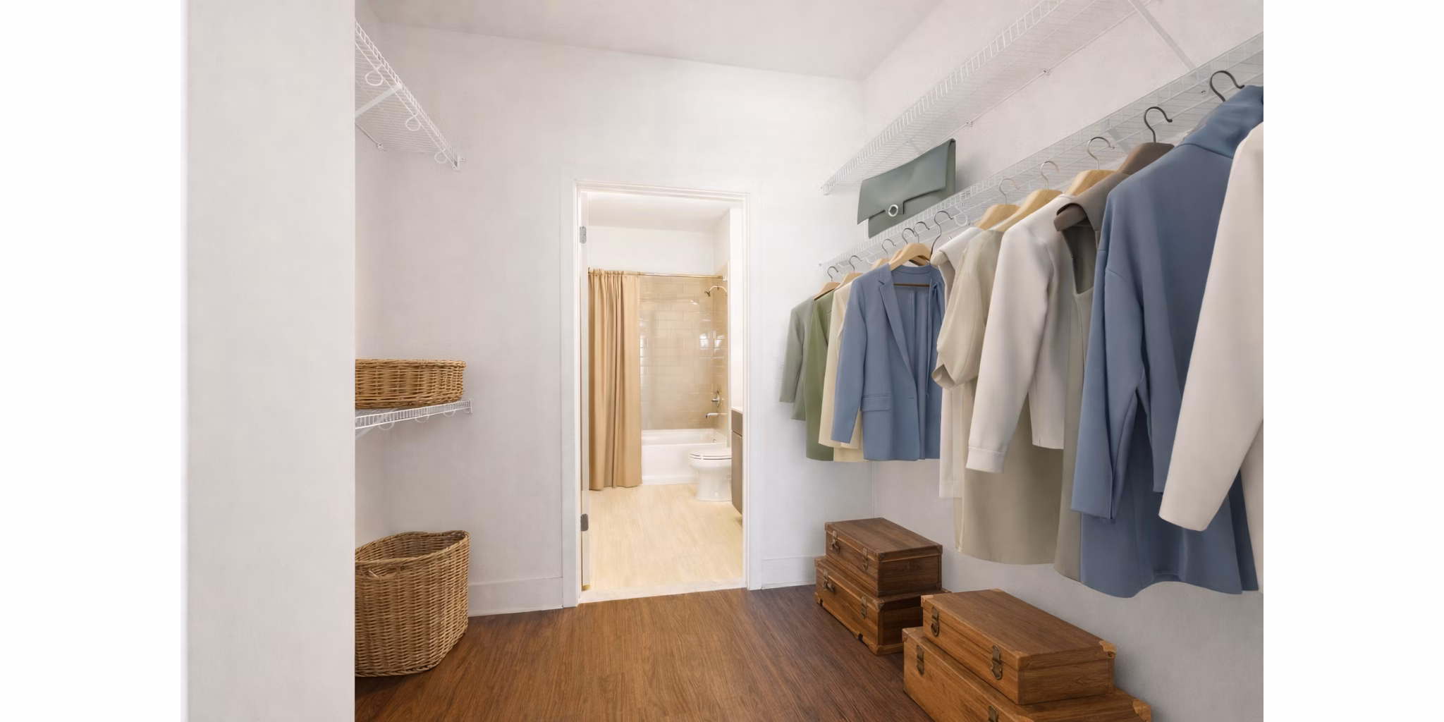 bedroom at The Hartley Apartments