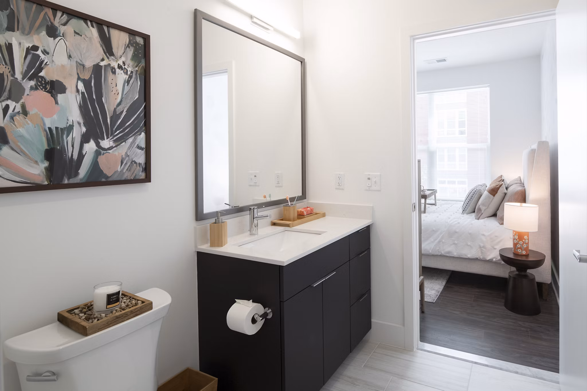 bathroom at The Hartley Apartments