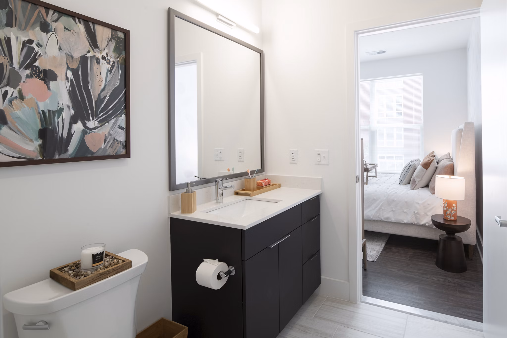 bathroom at The Hartley Apartments