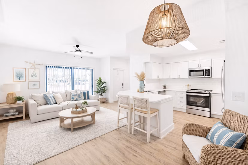 living room at Avana Delray Beach Apartments