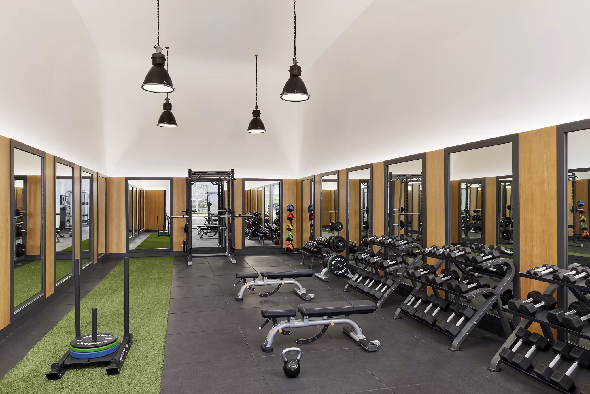 fitness center at Avana New River Apartments