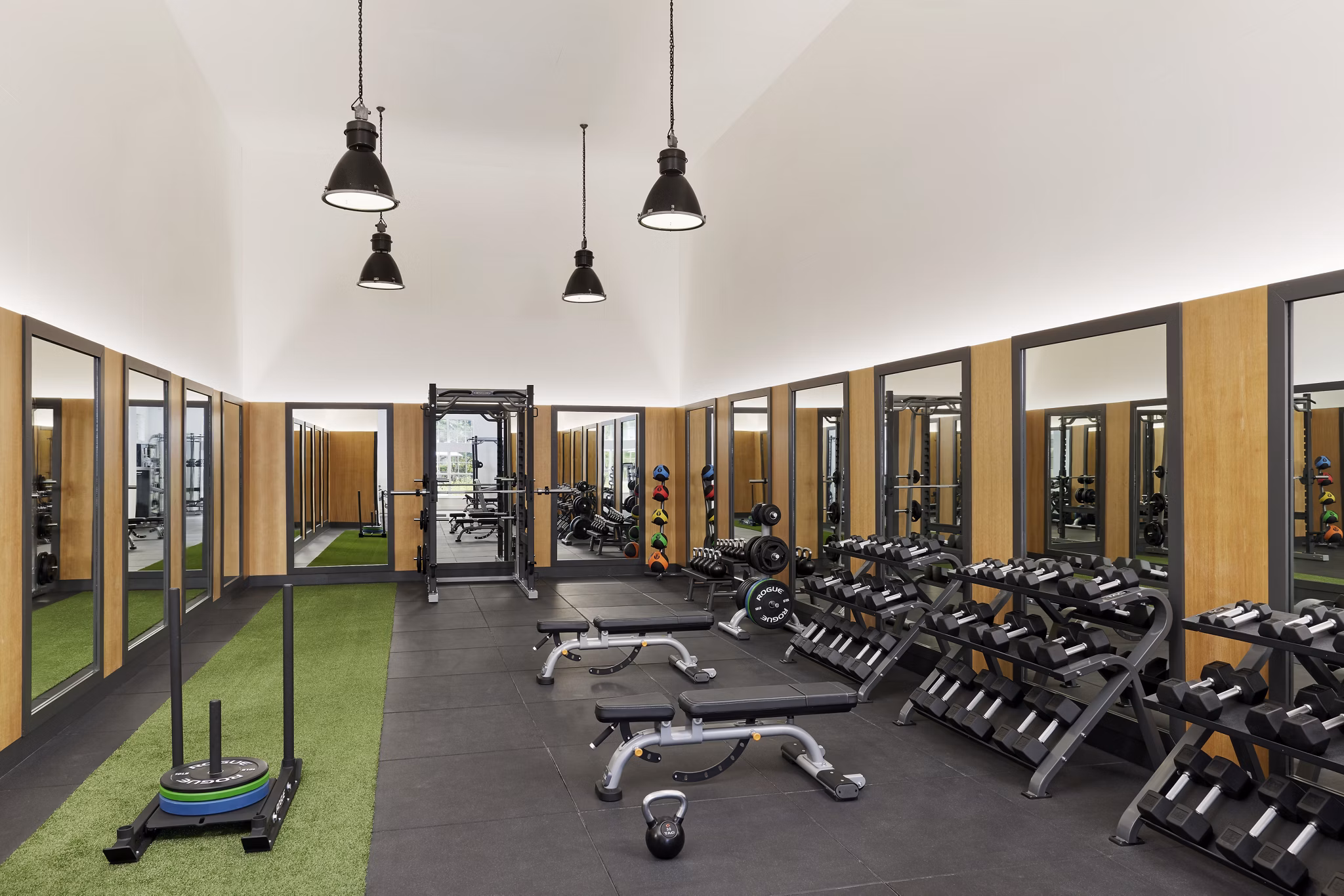 fitness center at Avana New River Apartments