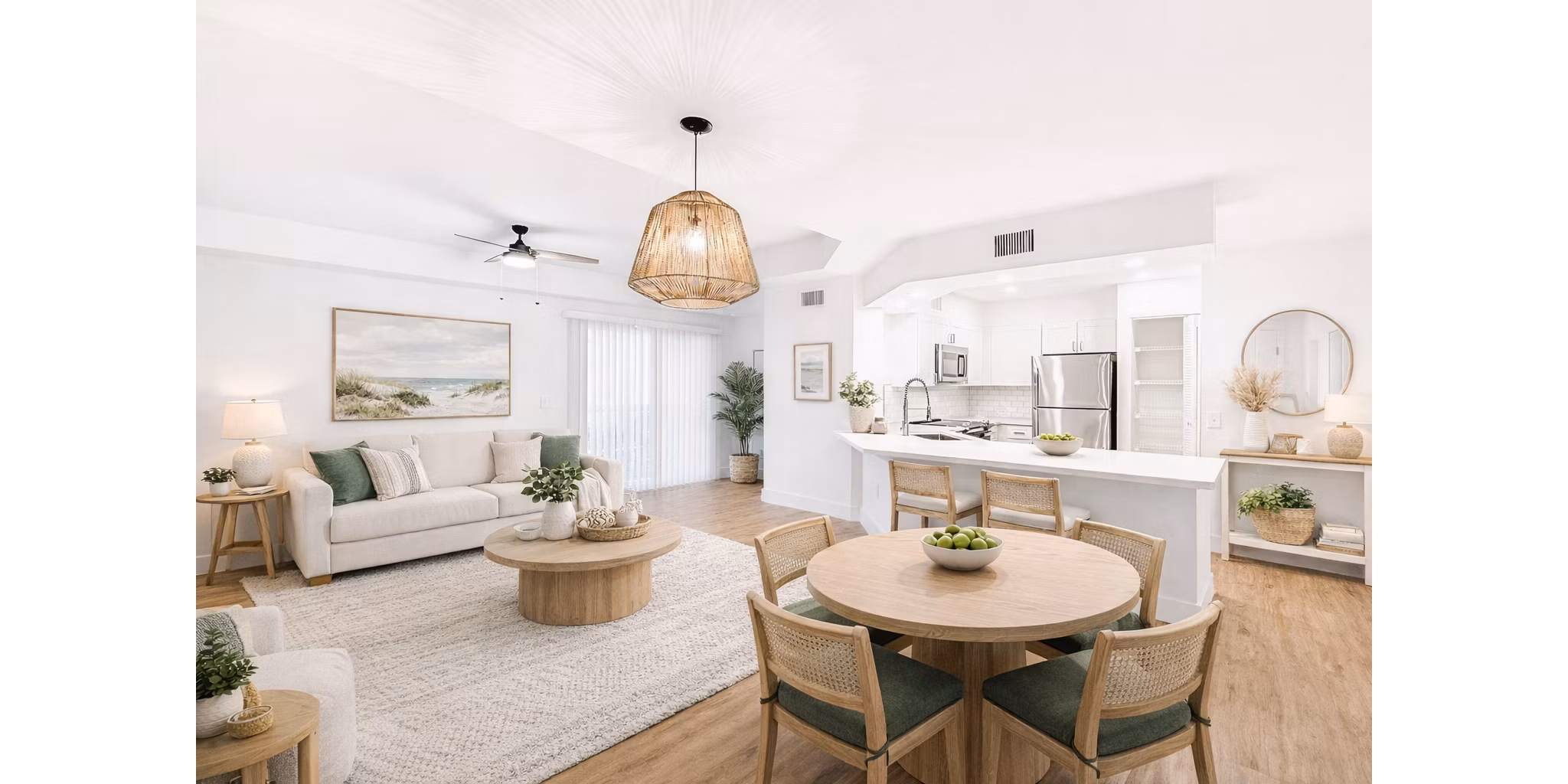 living room at Avana New River Apartments