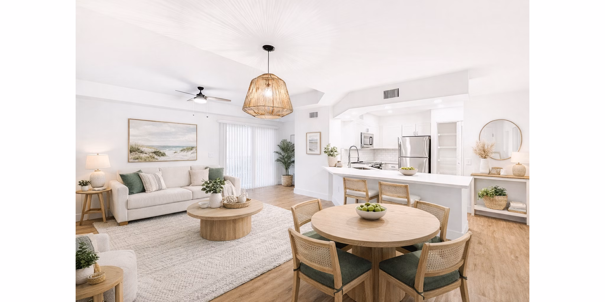 living room at Avana New River Apartments