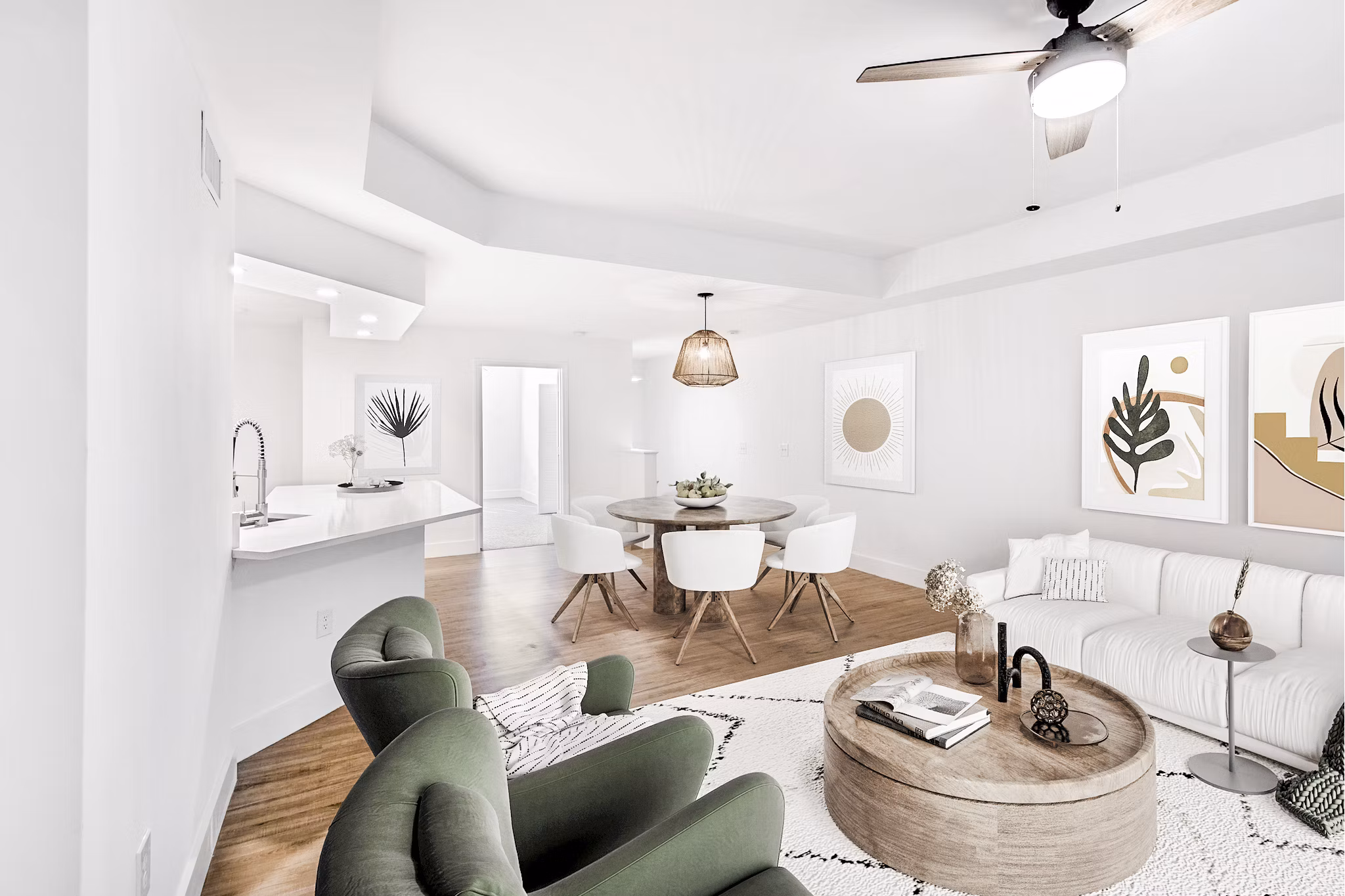 living room at Avana New River Apartments