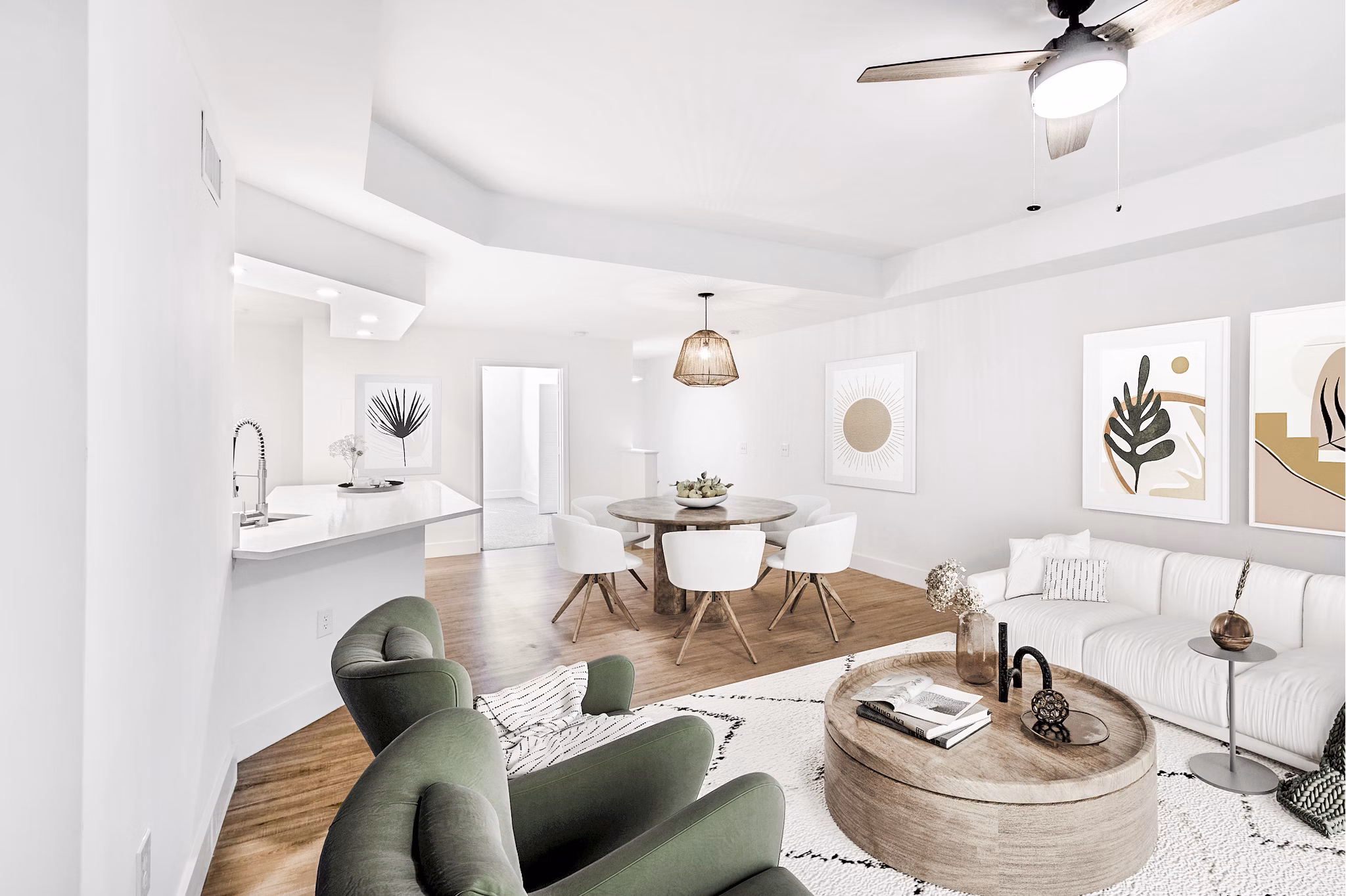 living room at Avana New River Apartments