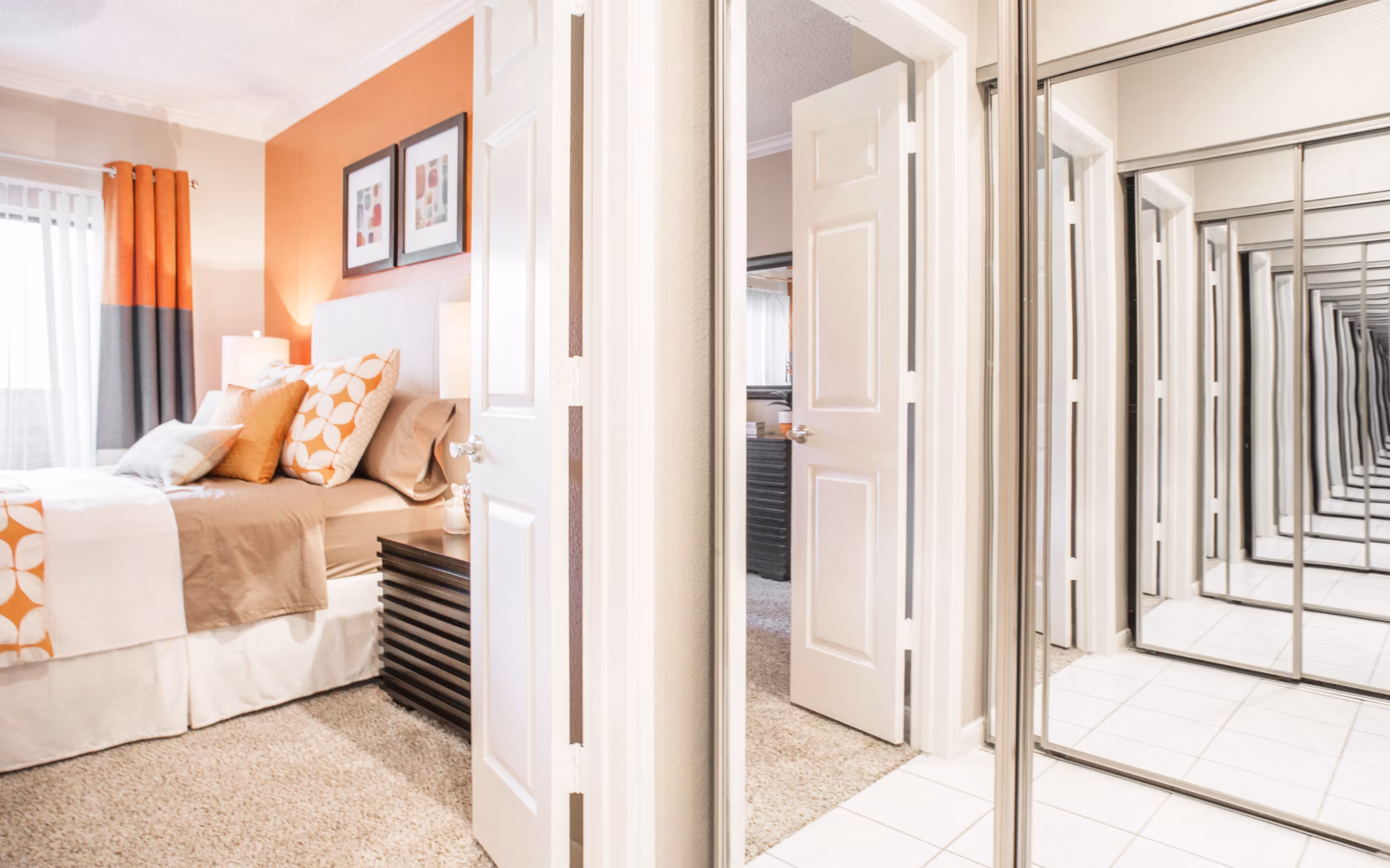 closet at Elle At The Medical Center Apartments