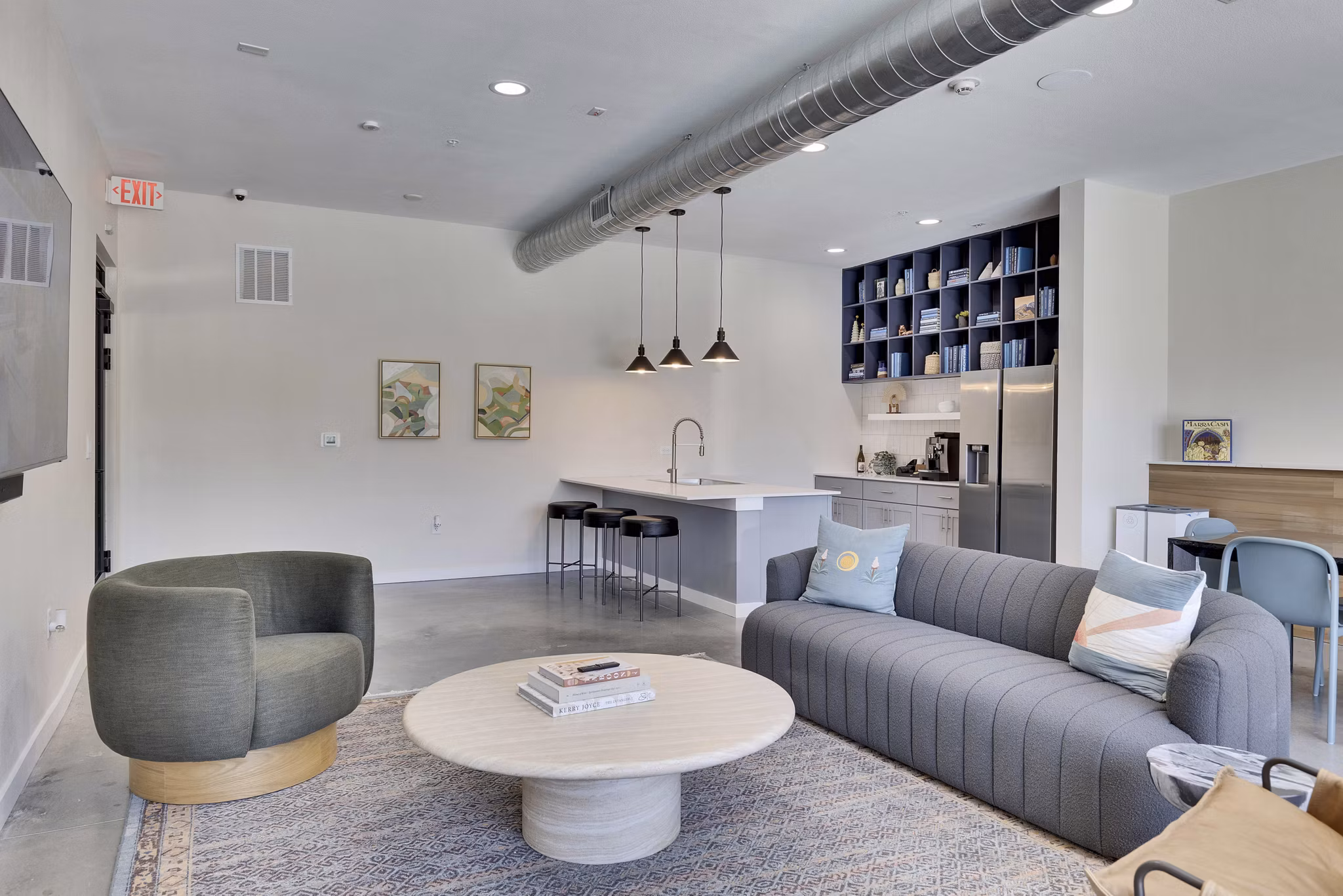 living room at Residences at Rubi Apartments