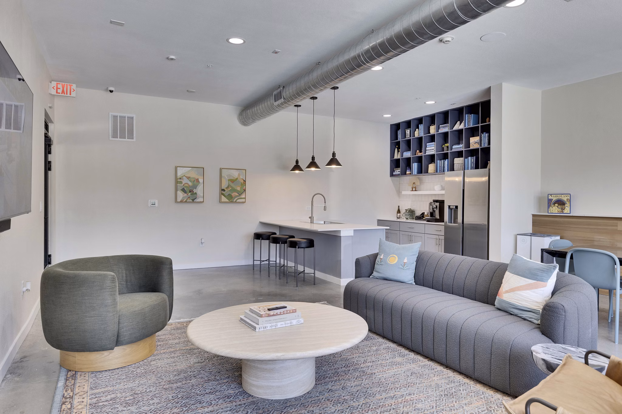 living room at Residences at Rubi Apartments