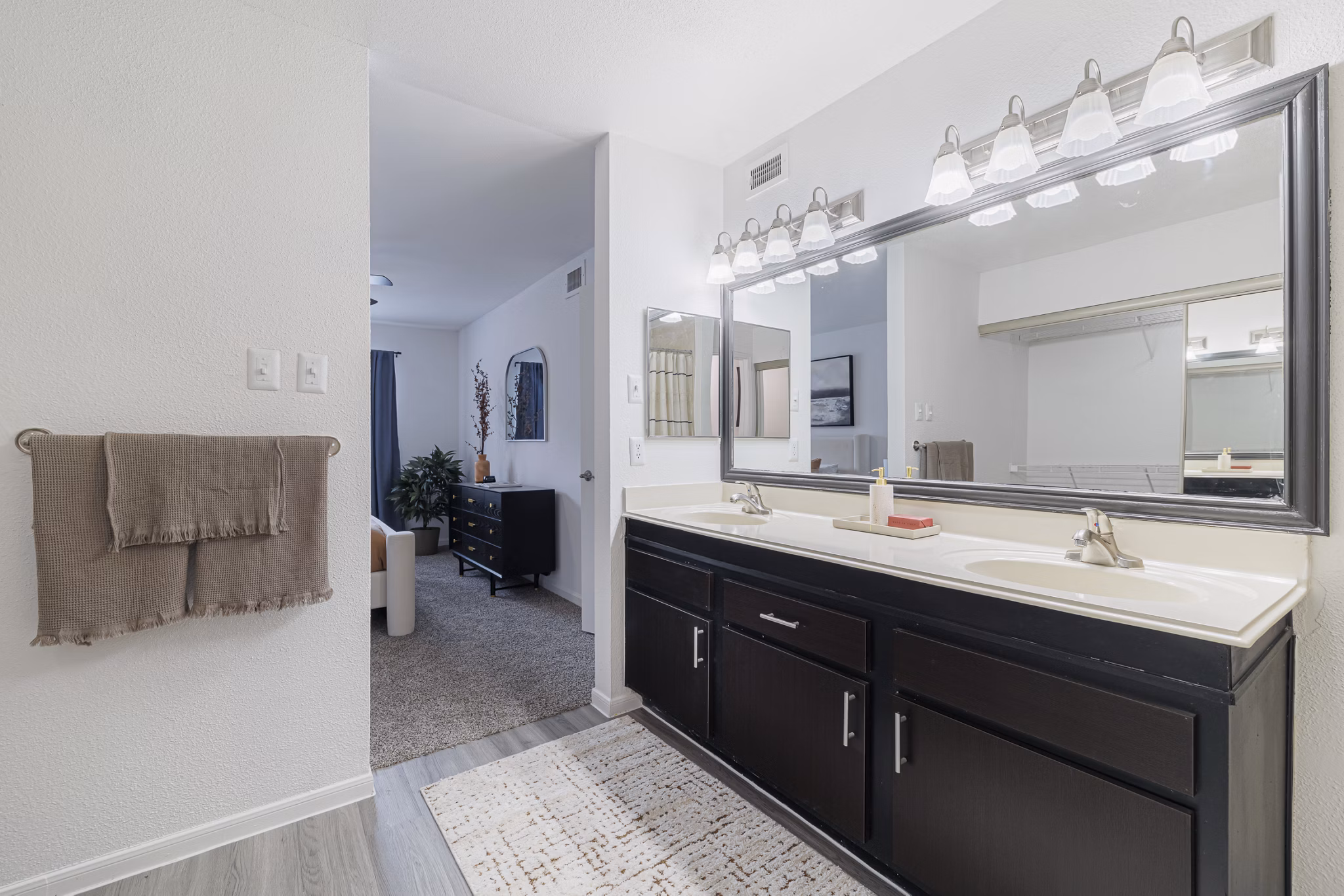 bathroom at Vie At The Medical Center Apartments