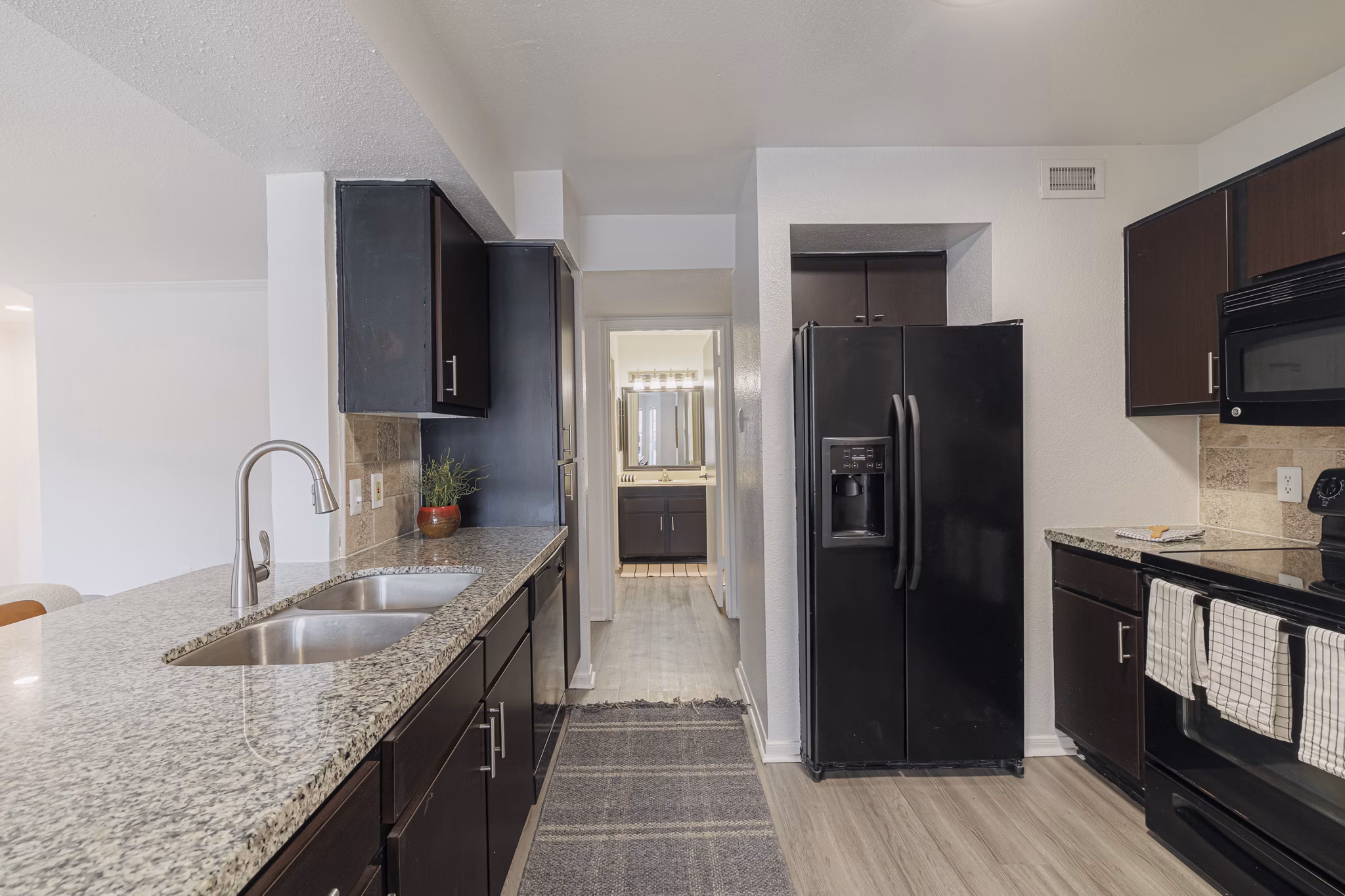 kitchen at Vie At The Medical Center Apartments