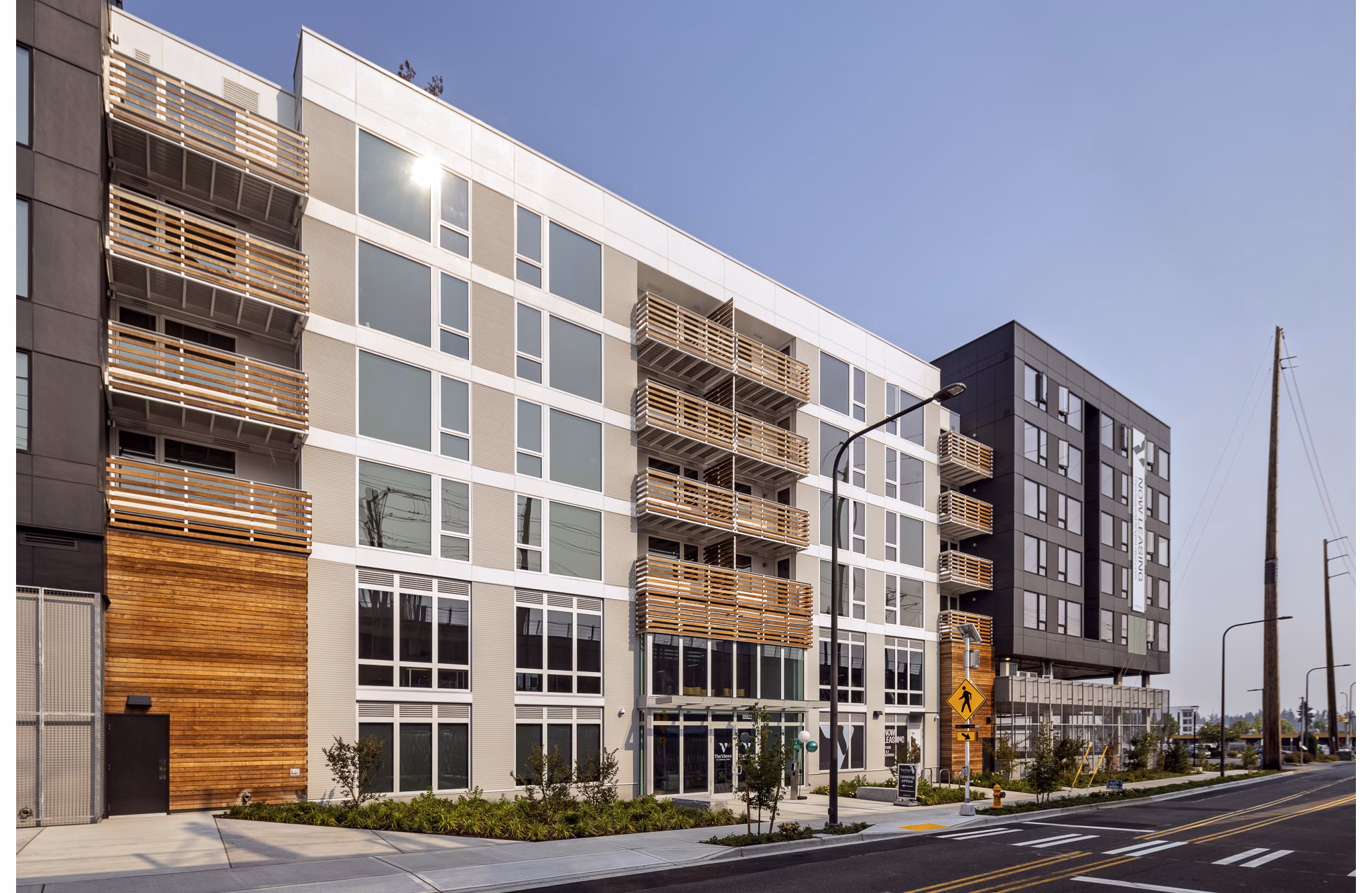 exterior at The Views at Angle Lake Apartments 